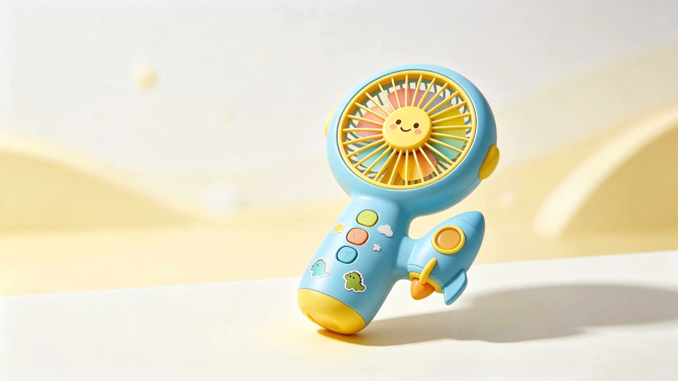 children，hold，Fan，Digital intelligence，