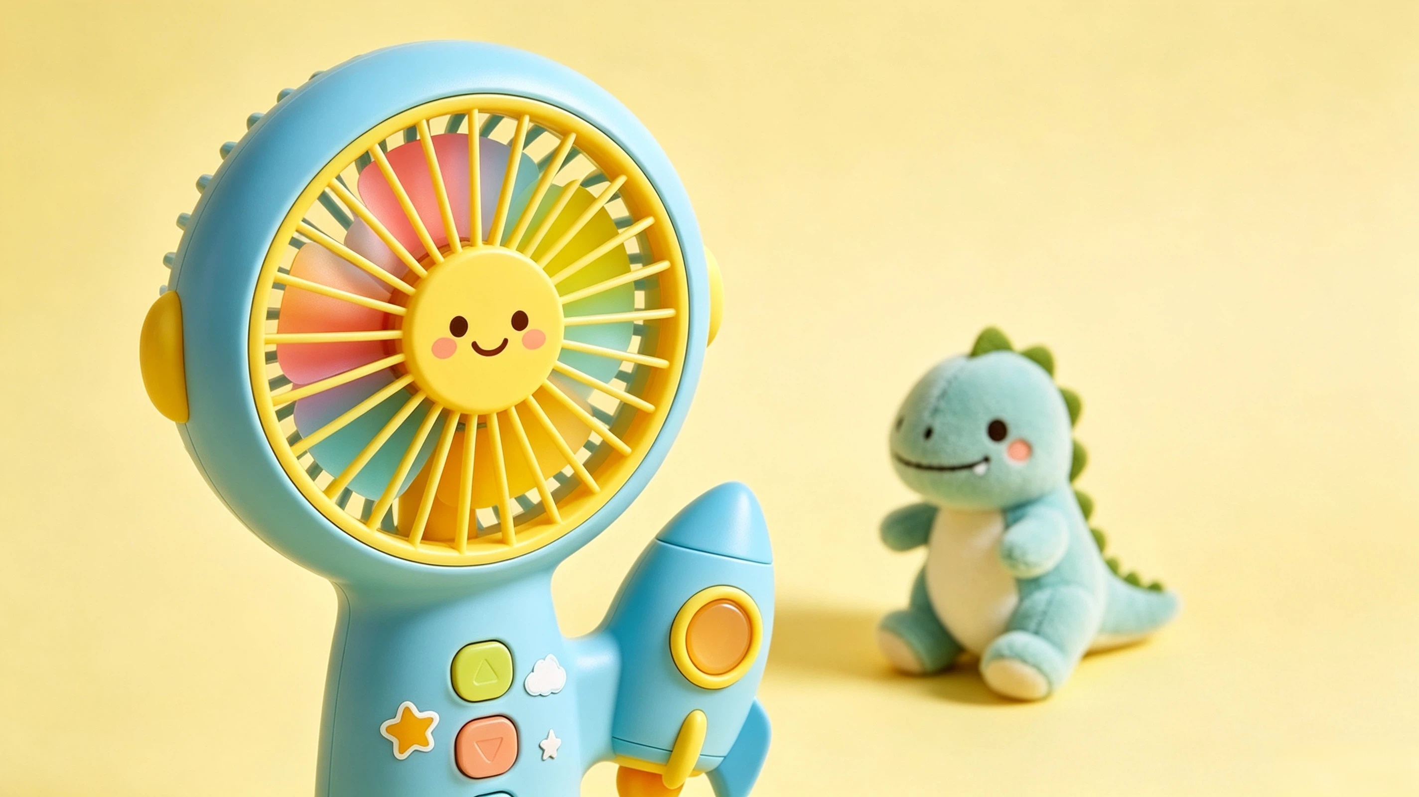 children，hold，Fan，Digital intelligence，