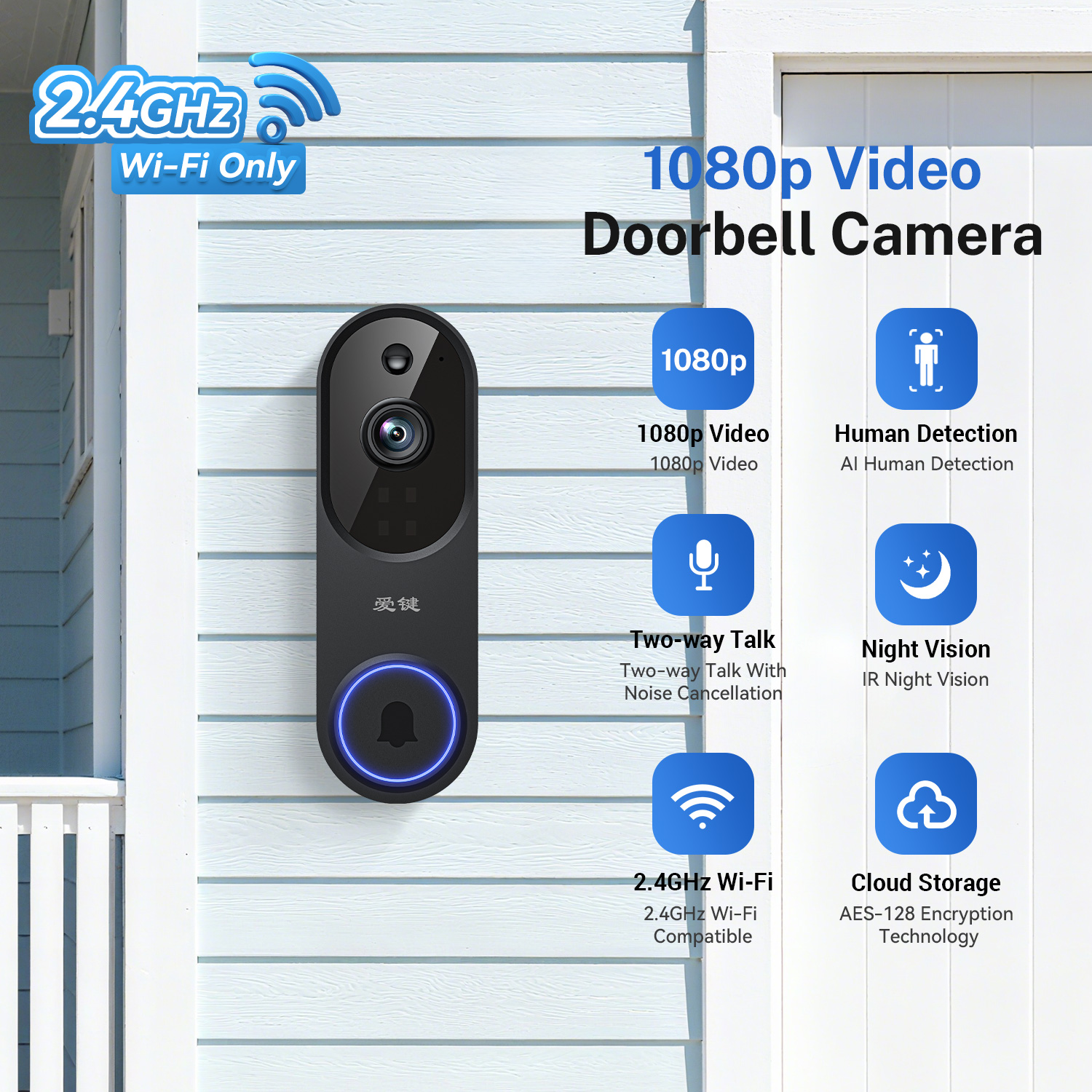 gongye，she，Industrial design, smart home, video doorbell, security，
