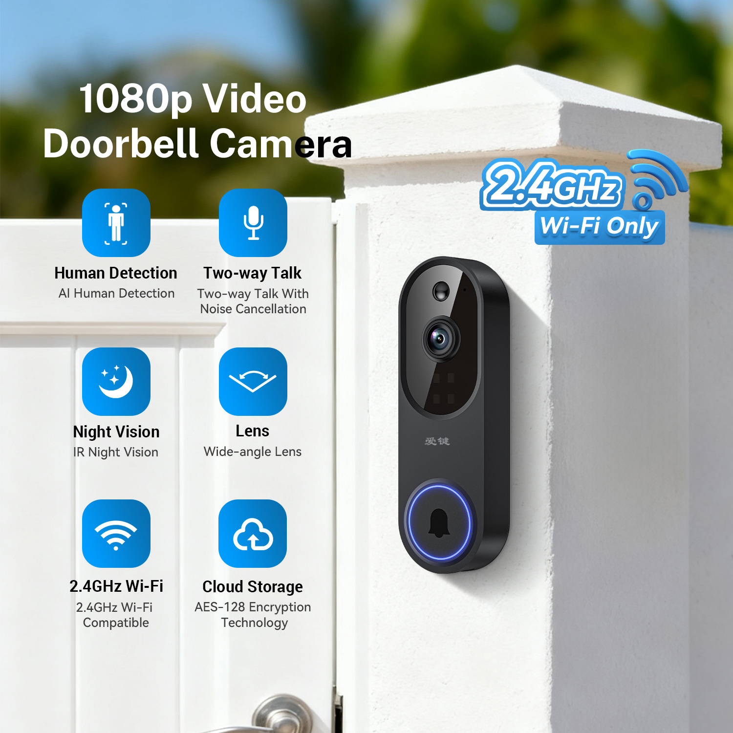 gongye，she，Industrial design, smart home, video doorbell, security，