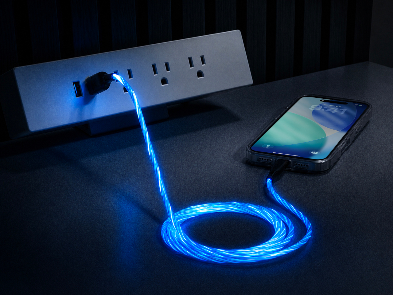 GloBright，Full color LED luminous charging cable，data line，Digital accessories，