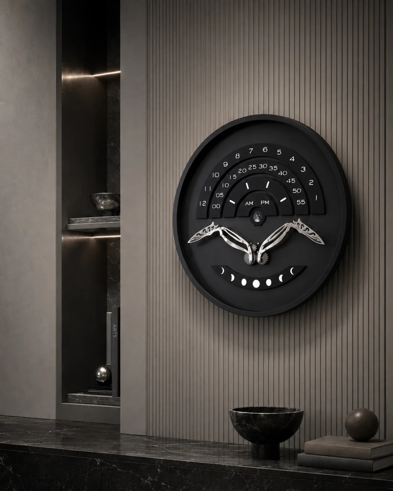 Clock，Muvaqqit 60，Dynamic timing art wall clock，Housewear & Furnishings，