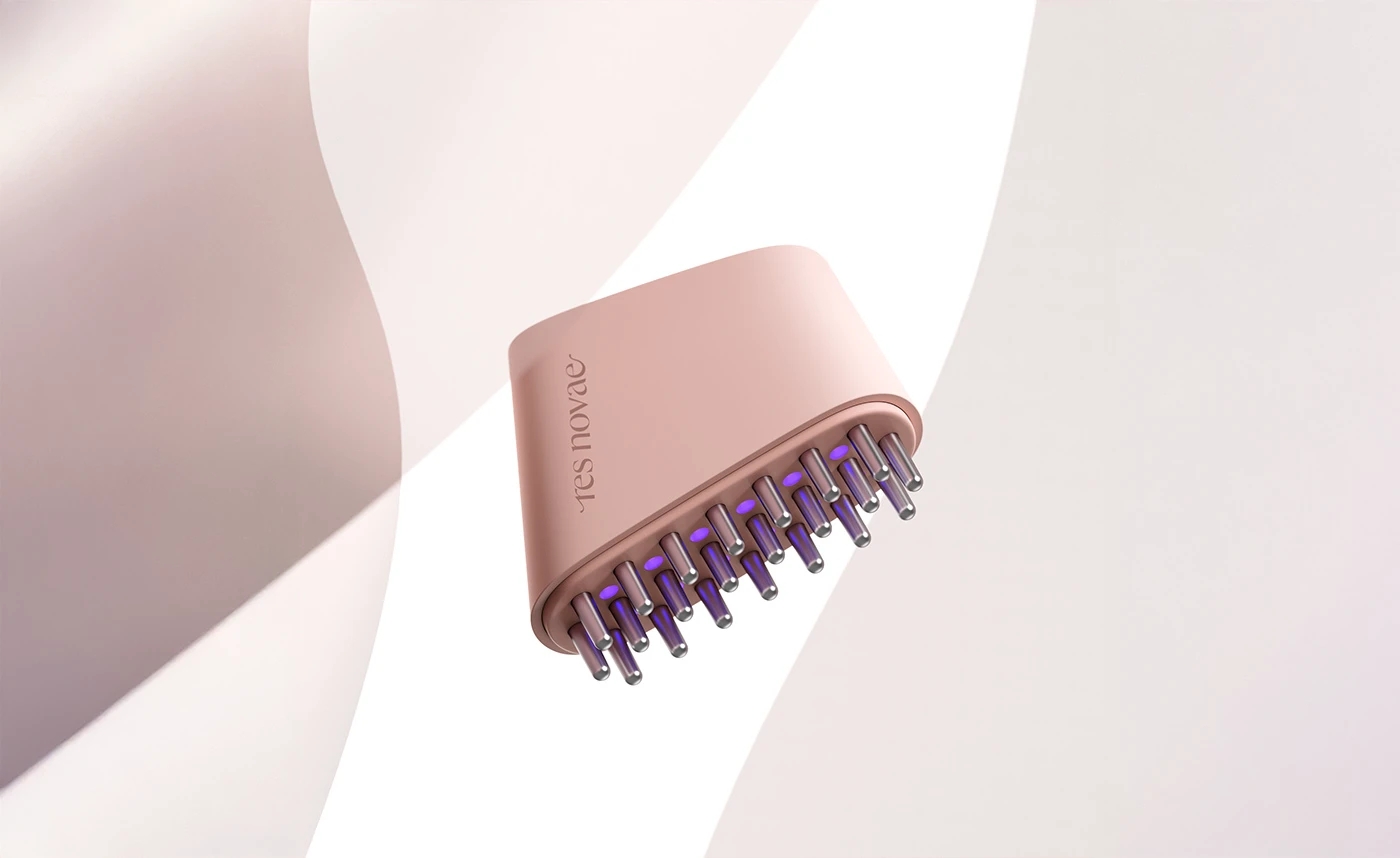 VLND，Scalp care device，EMS microcurrent，Therapeutic level，Ergonomics，