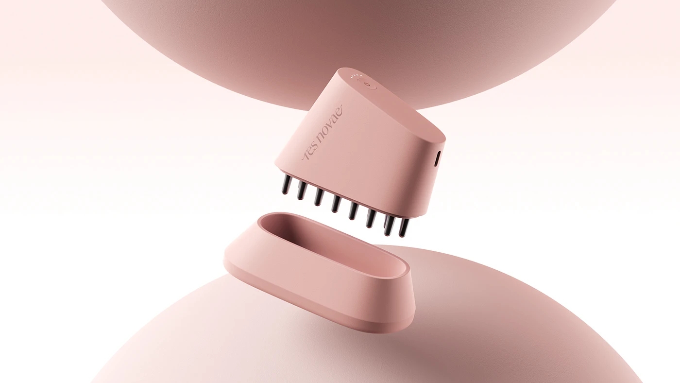 VLND，Scalp care device，EMS microcurrent，Therapeutic level，Ergonomics，