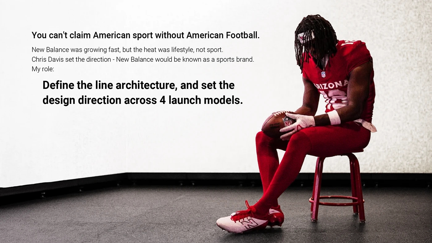 American football，New Balance，Football cleats，Team Uniform，Equipment design，