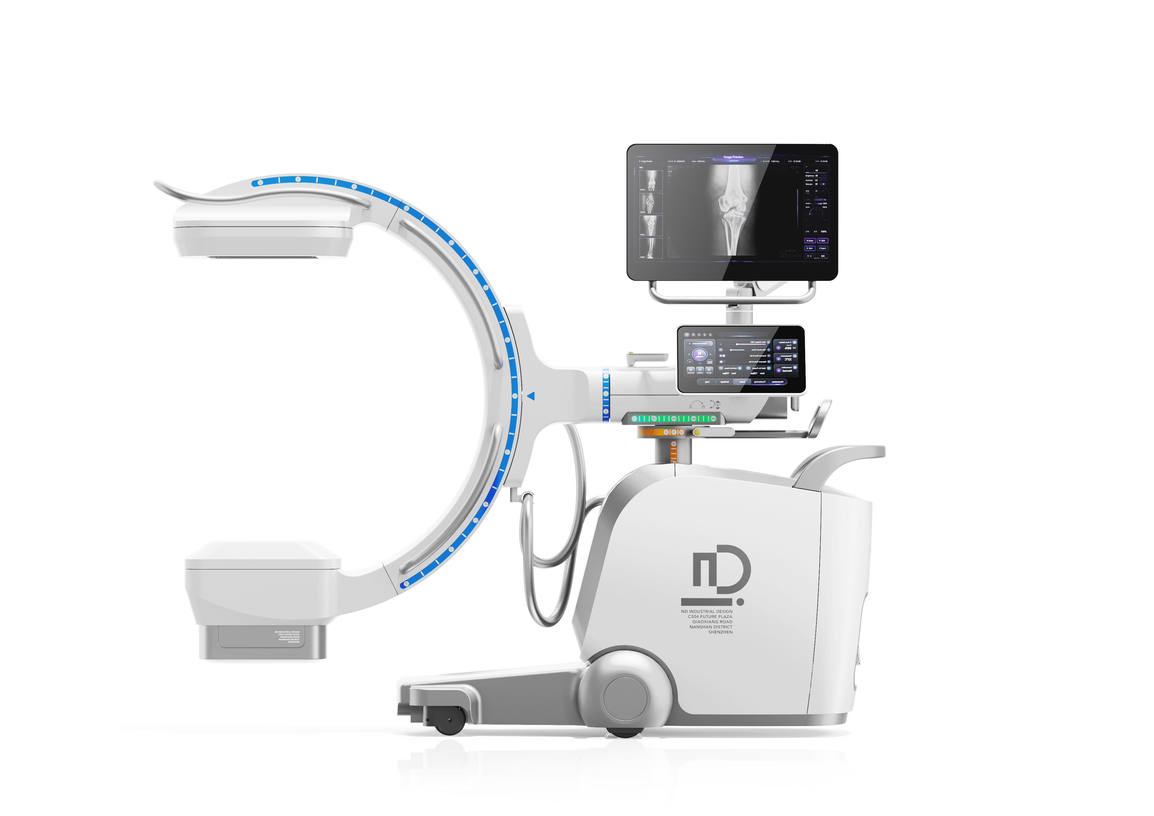 Chengdu Medical Product Design，Chengdu Industrial Design，Design of Medical Imaging Products in Chengdu，Design of C- arm X-ray machine，