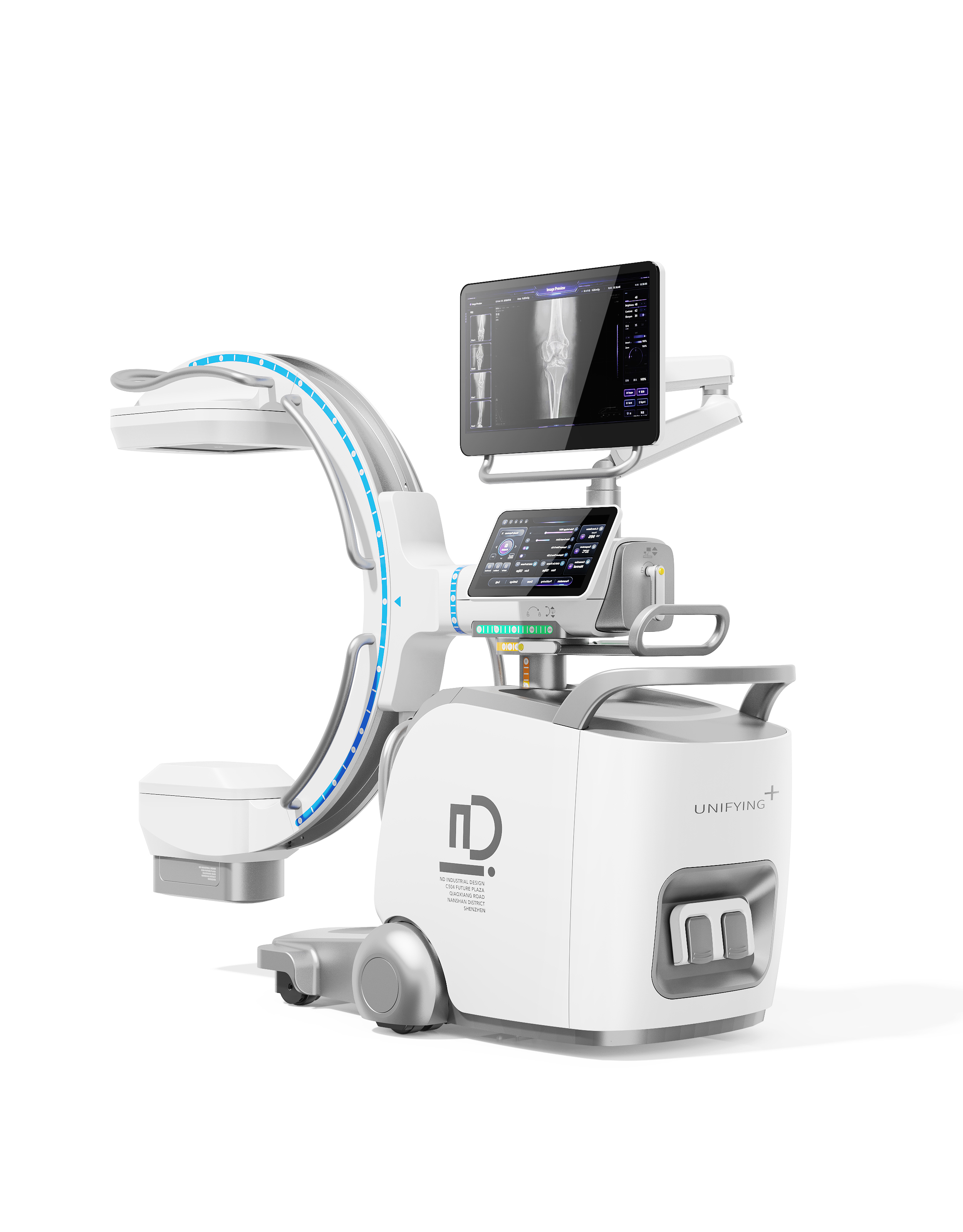 Chengdu Medical Product Design，Chengdu Industrial Design，Design of Medical Imaging Products in Chengdu，Design of C- arm X-ray machine，