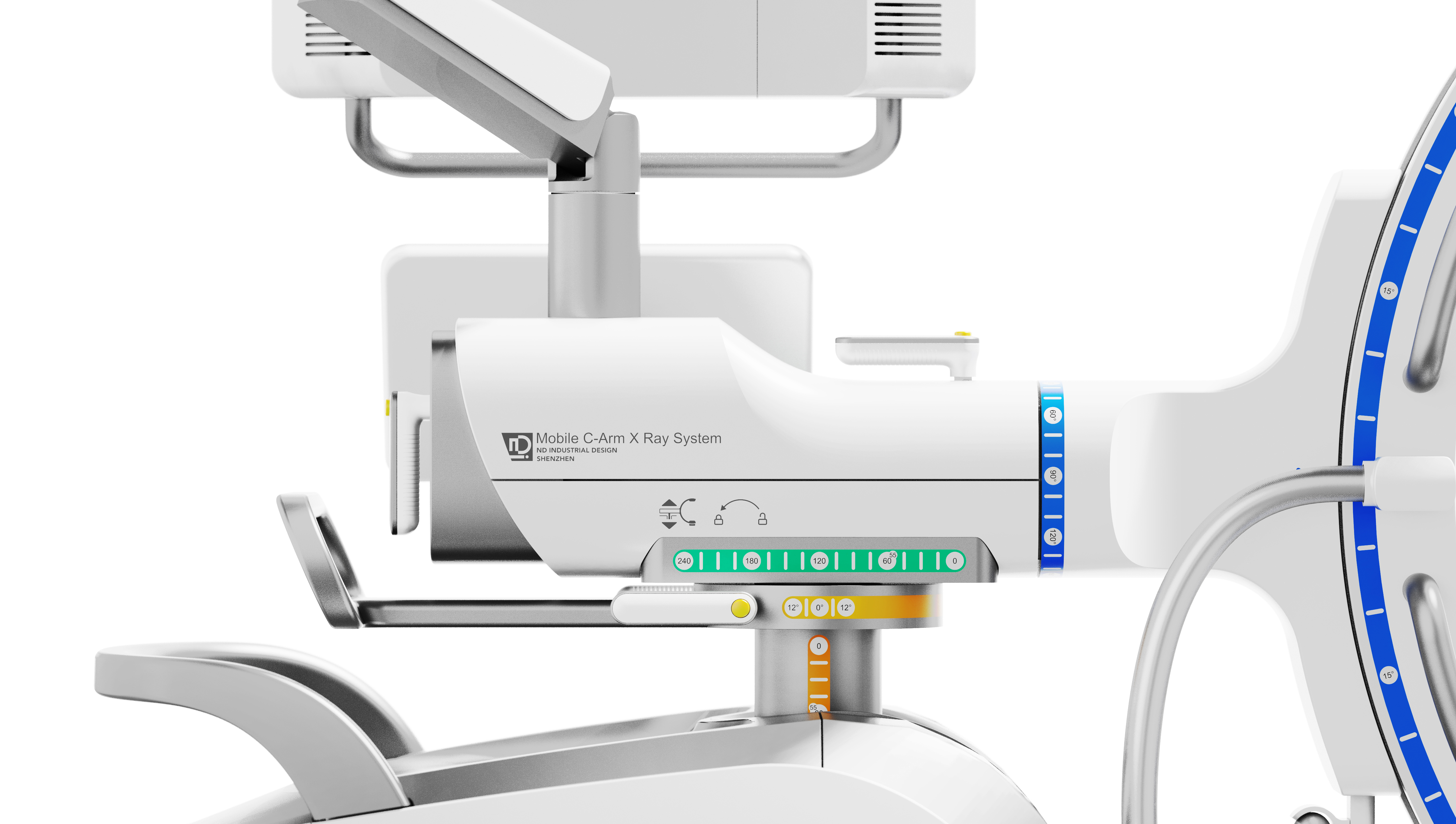 Chengdu Medical Product Design，Chengdu Industrial Design，Design of Medical Imaging Products in Chengdu，Design of C- arm X-ray machine，