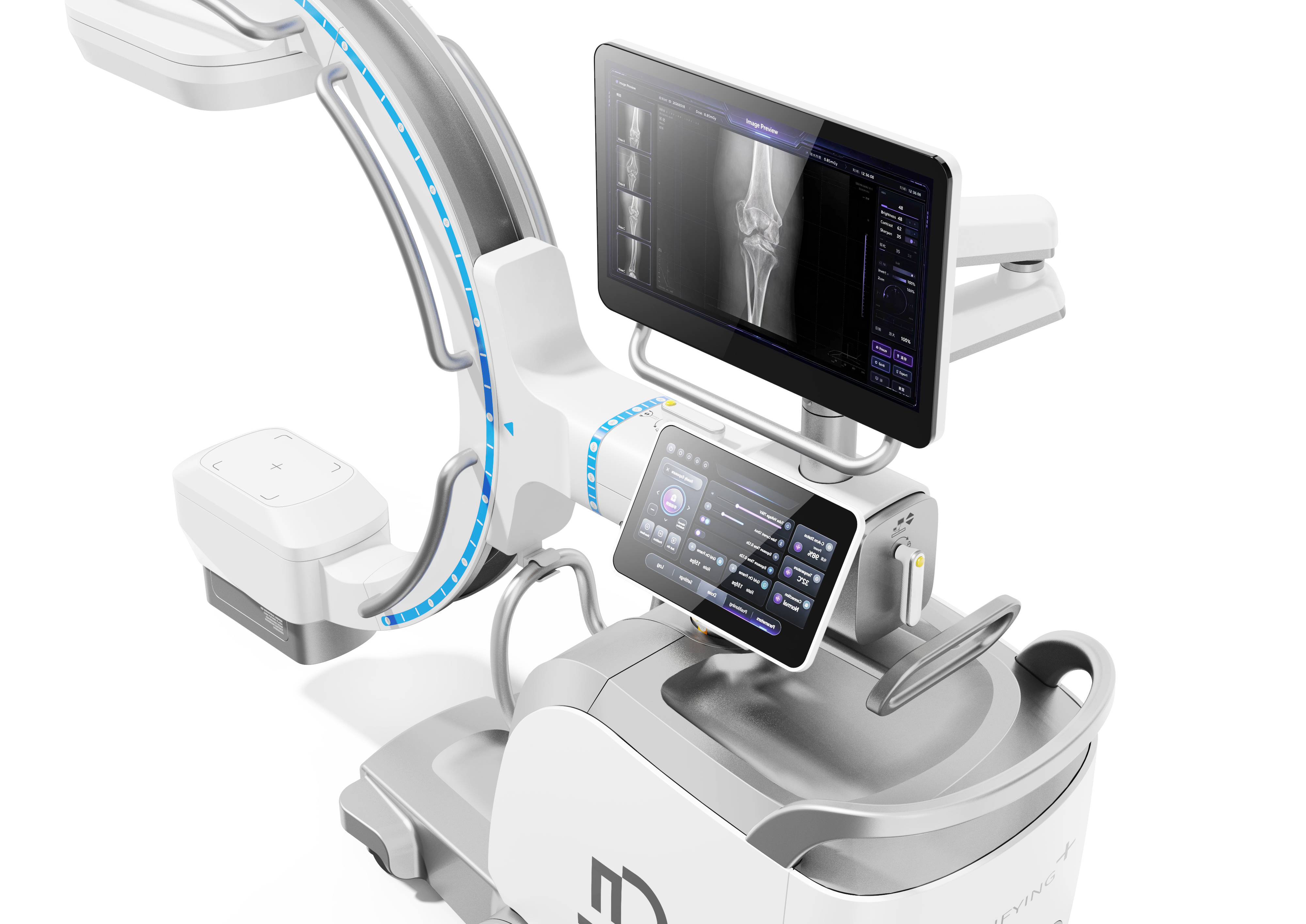 Chengdu Medical Product Design，Chengdu Industrial Design，Design of Medical Imaging Products in Chengdu，Design of C- arm X-ray machine，