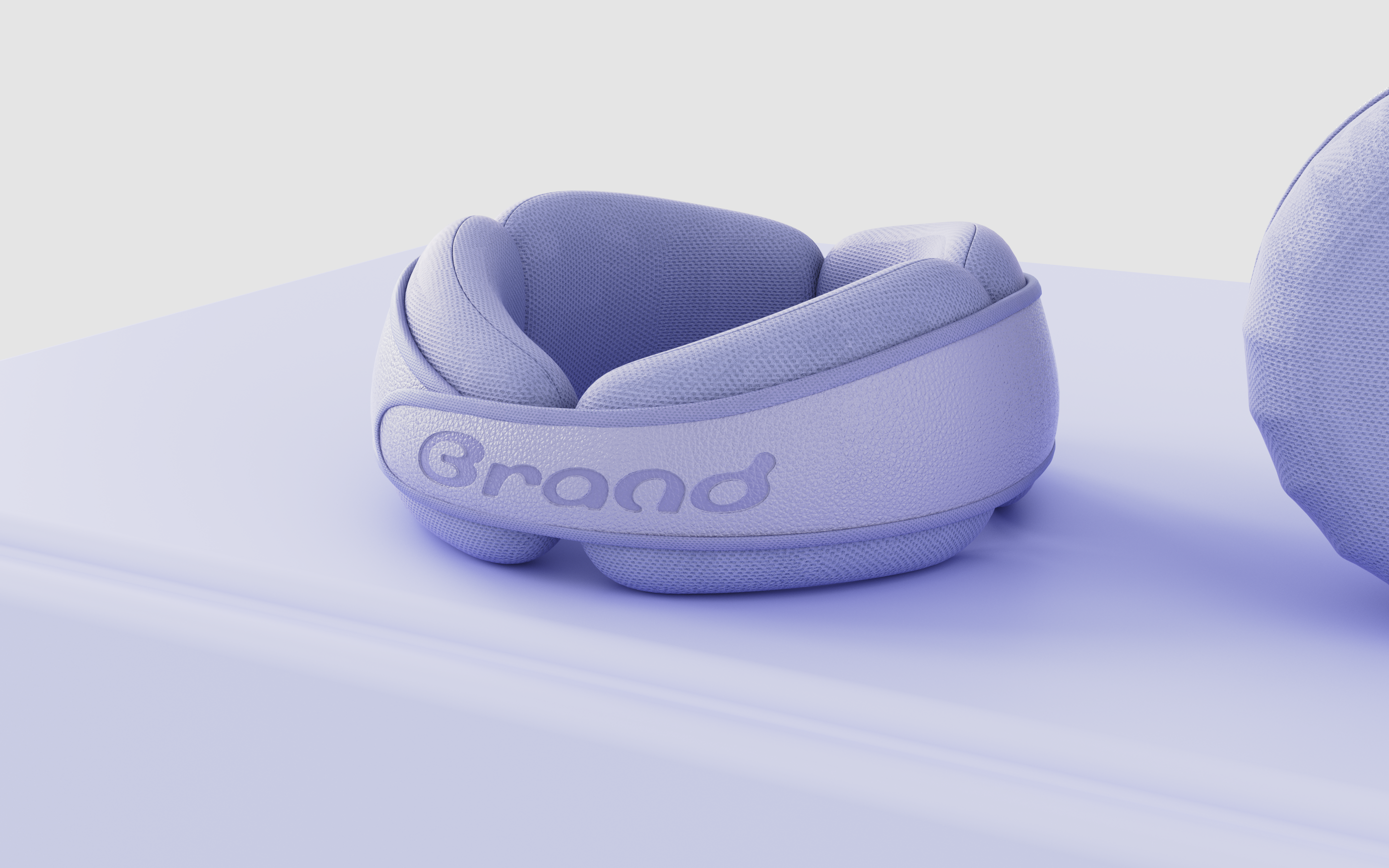 Neck brace，U-shaped pillow，neck pillow，Leather material，pillow，Memory cotton，Bionics Design ，Block design，