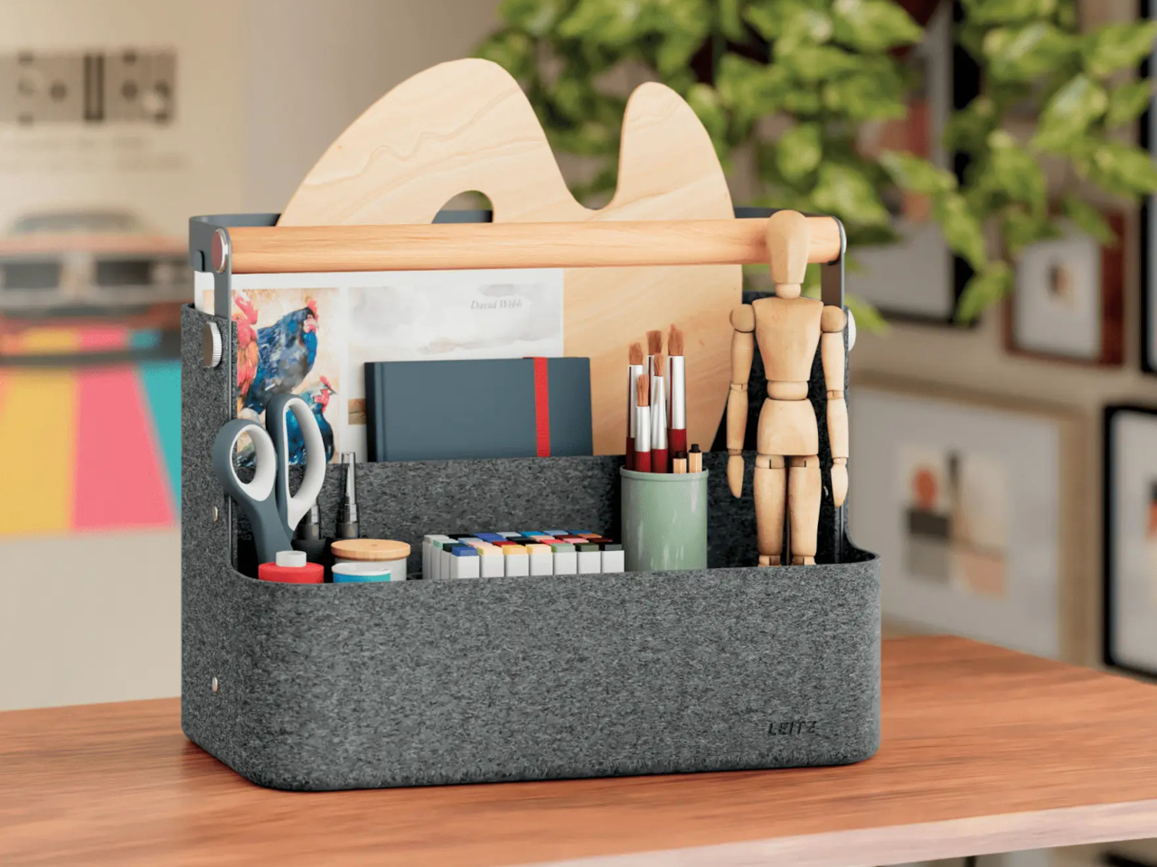 storage box，Beech handle，Office accessories，Environmental protection design，Suspension design，
