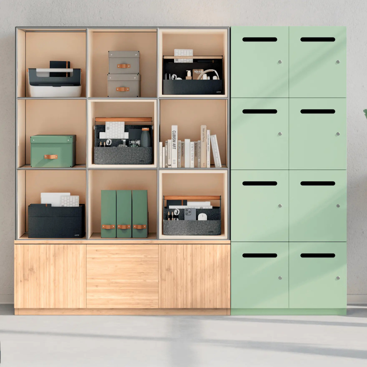 storage box，Beech handle，Office accessories，Environmental protection design，Suspension design，