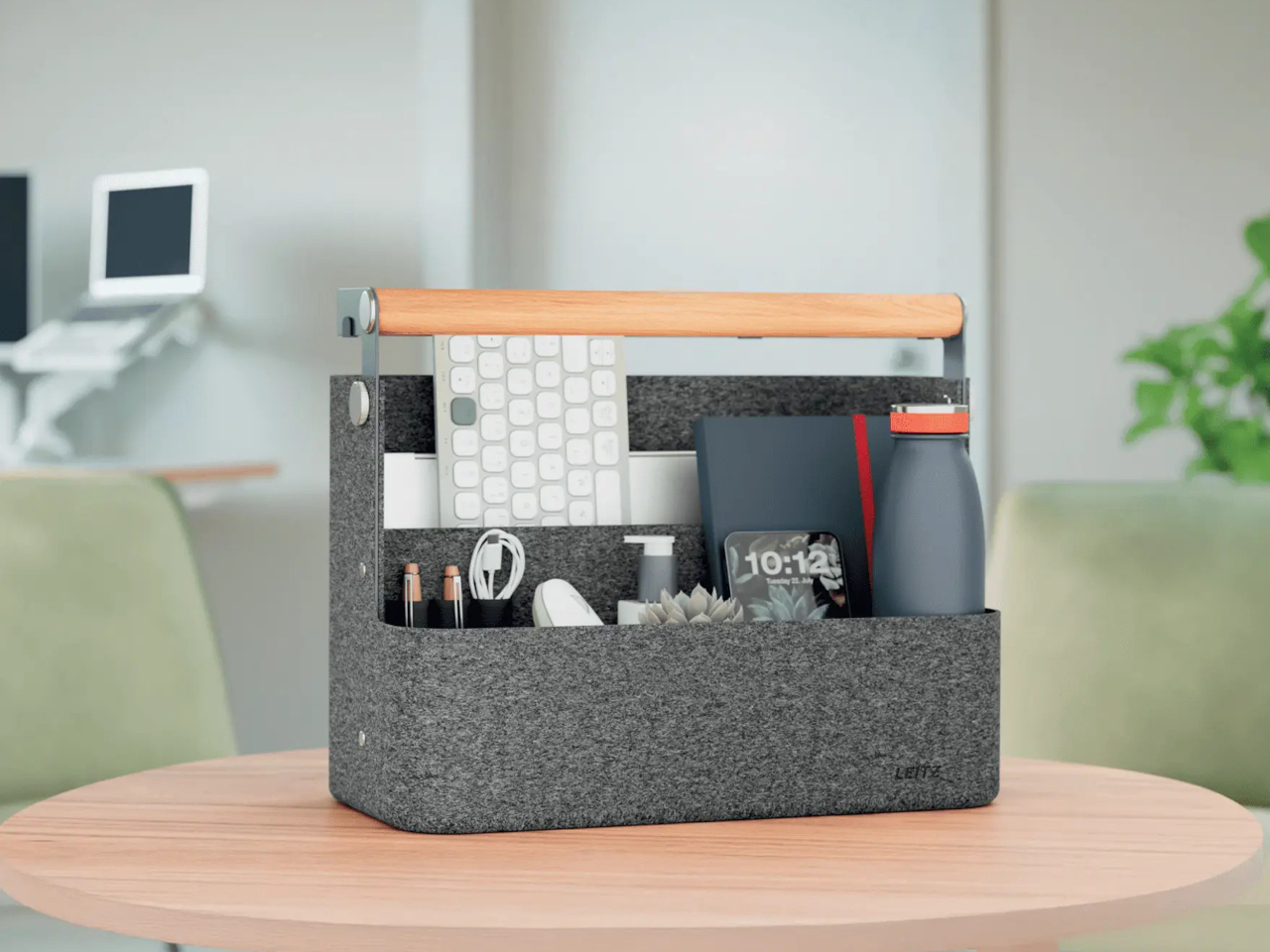 storage box，Beech handle，Office accessories，Environmental protection design，Suspension design，
