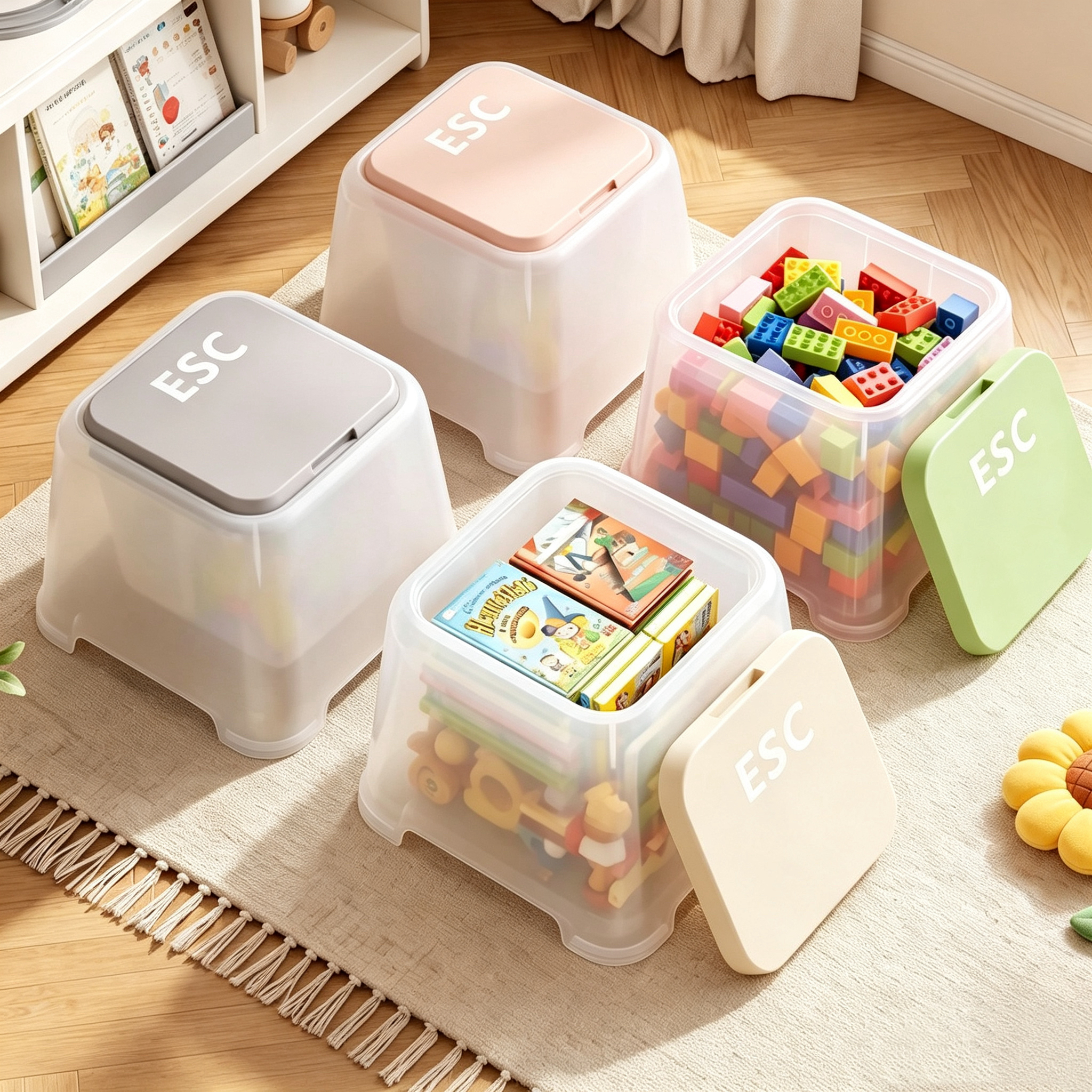 Stool design，Shoe changing stool，With storage stool，Low stool，Creative design，