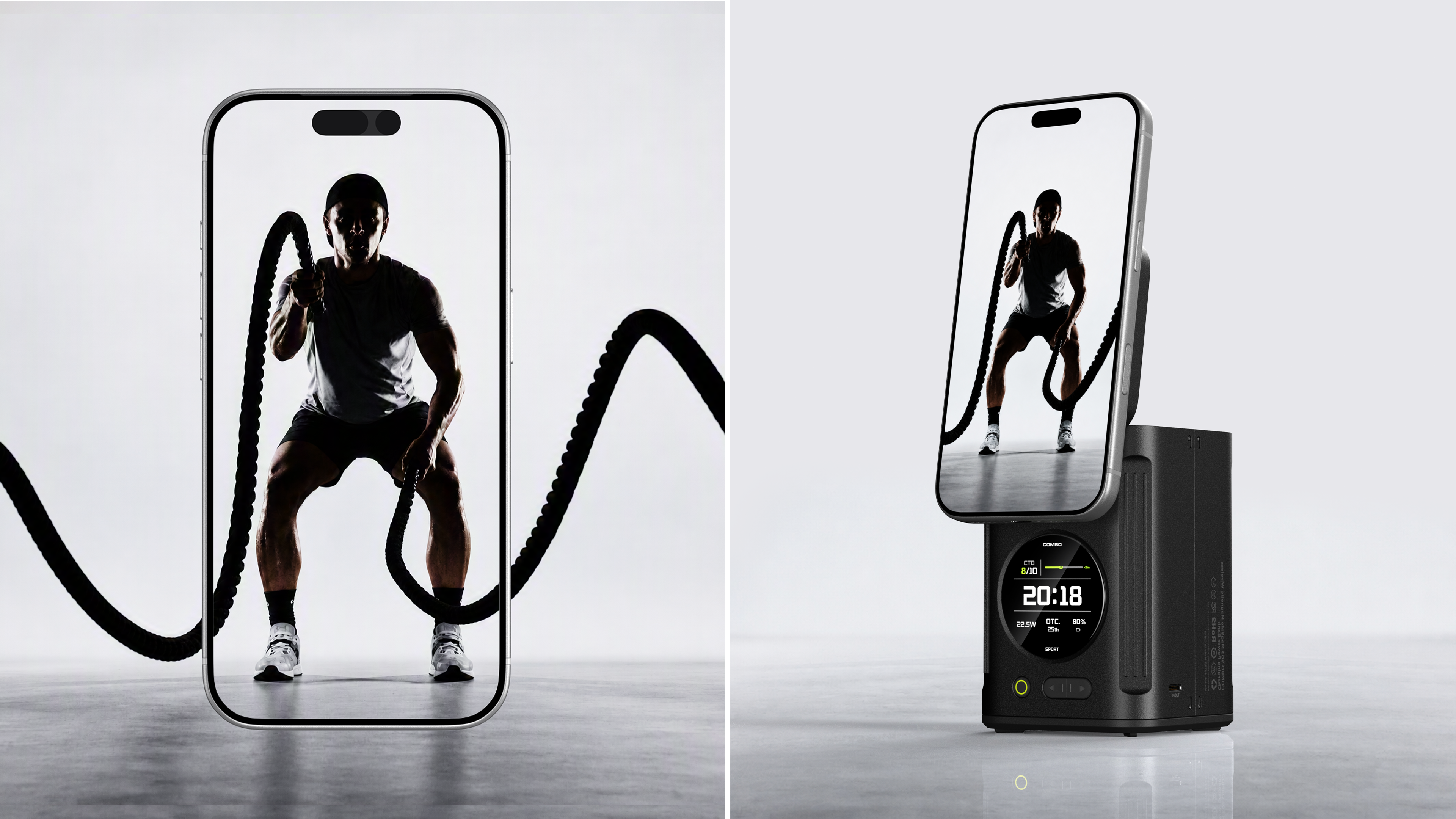 product design，Render，portable battery，sample reels，Bodybuilding，