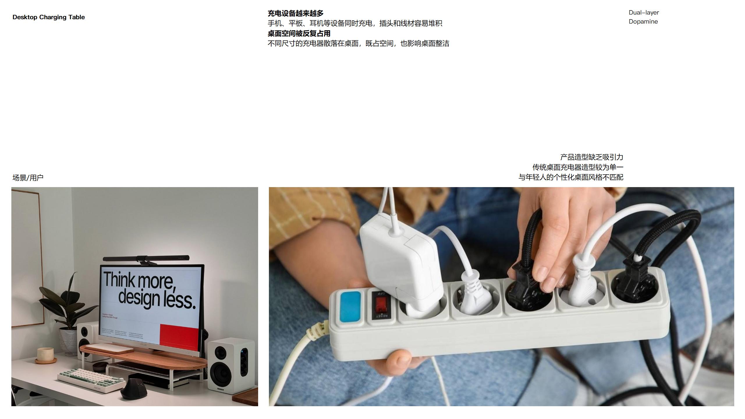 product design，sample reels，3C products，Digital peripheral，Household products，Desktop Charger，Table setting，