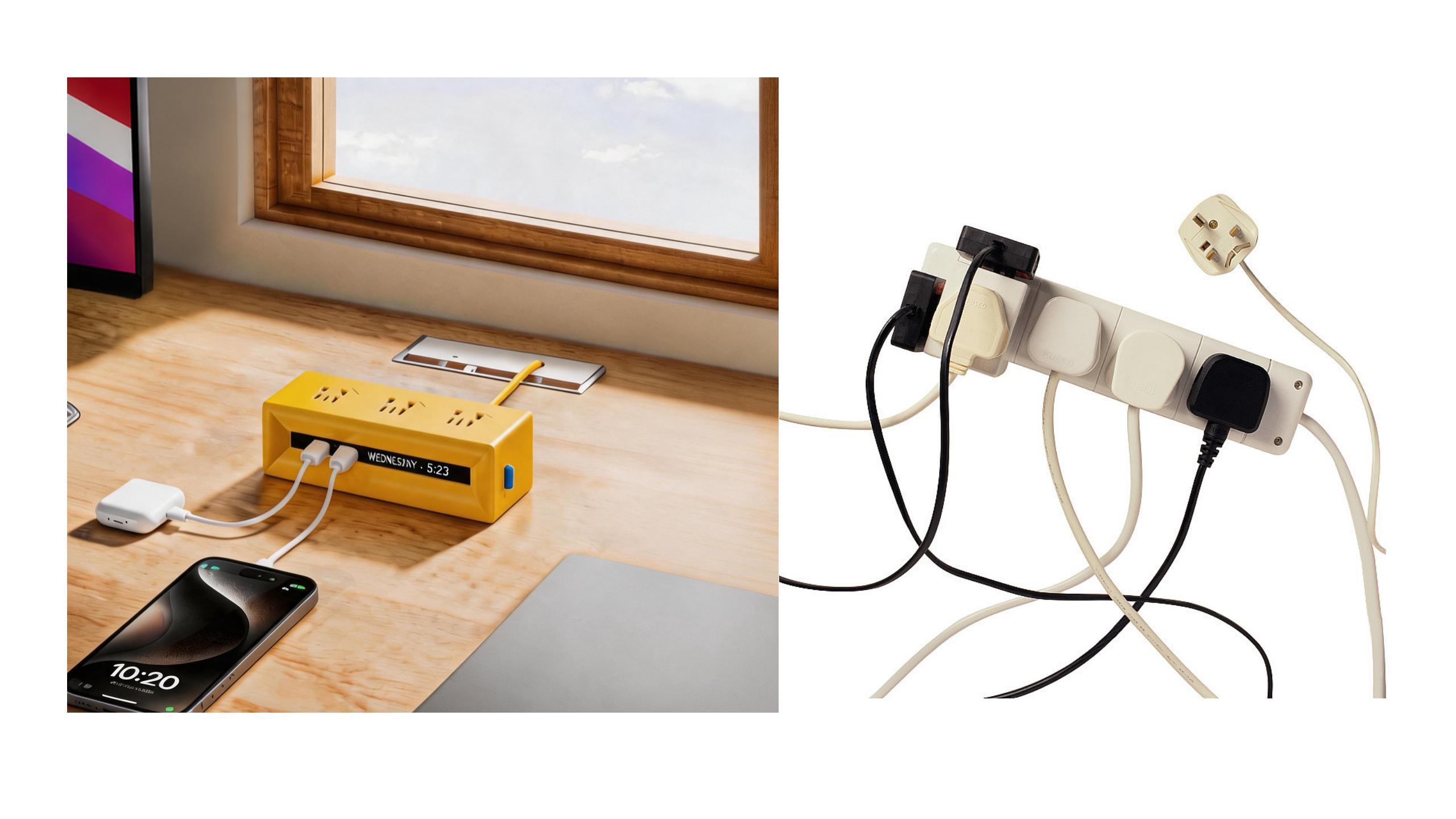 product design，sample reels，3C products，Digital peripheral，Household products，Desktop Charger，Table setting，