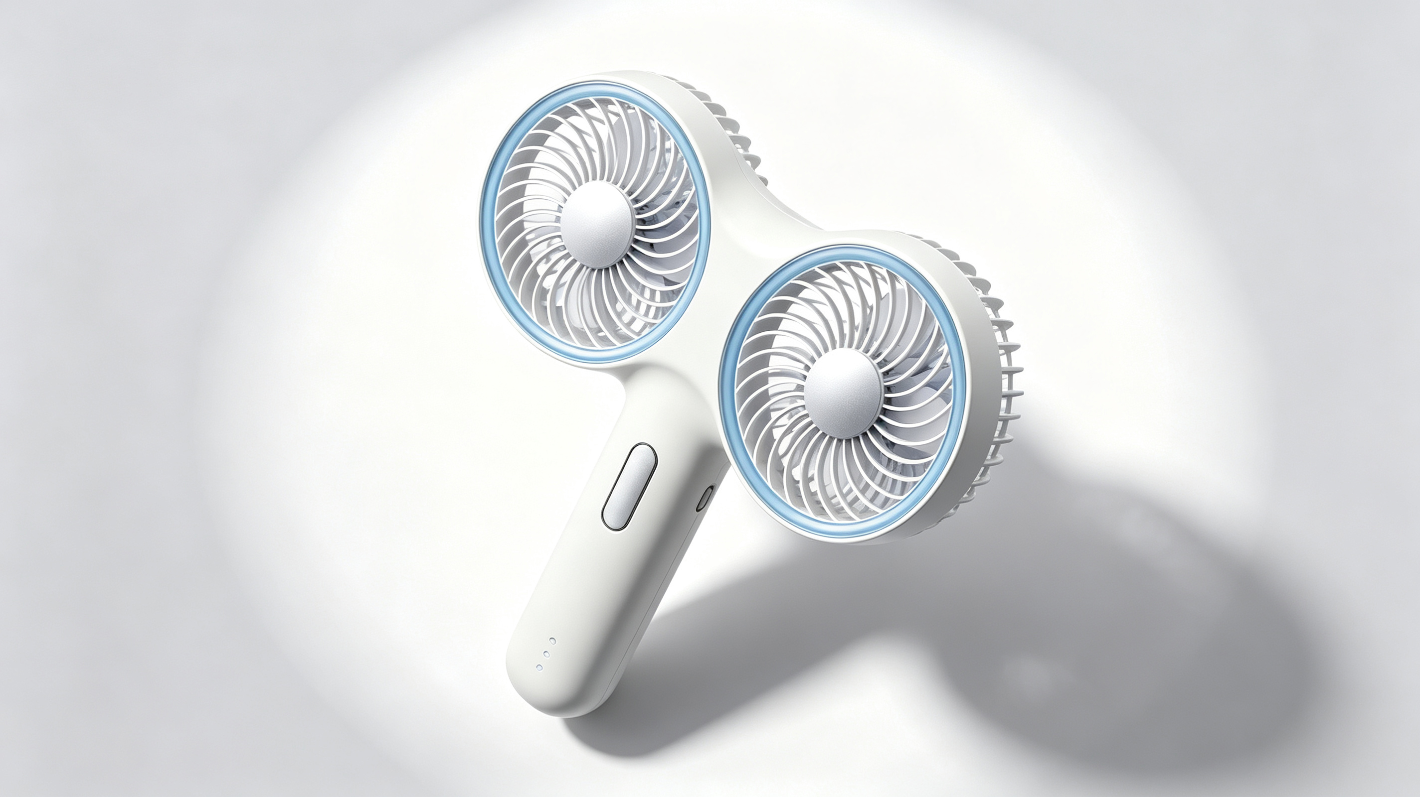 Portable，Double wind，Handheld fan，