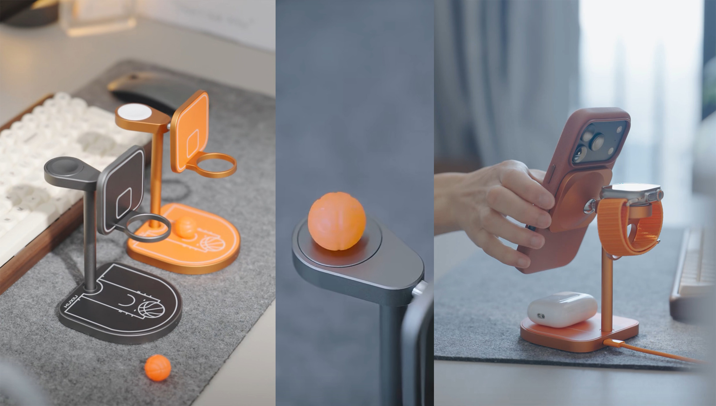 Three in one wireless charging，