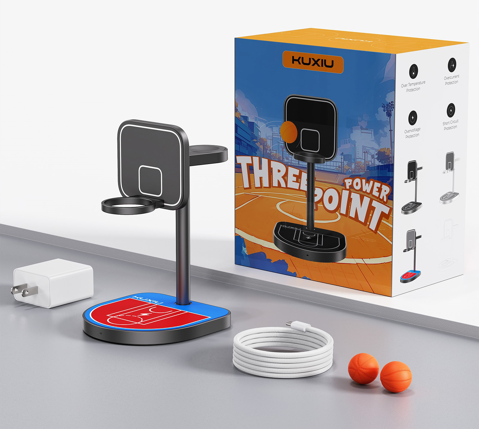 Three in one wireless charging，