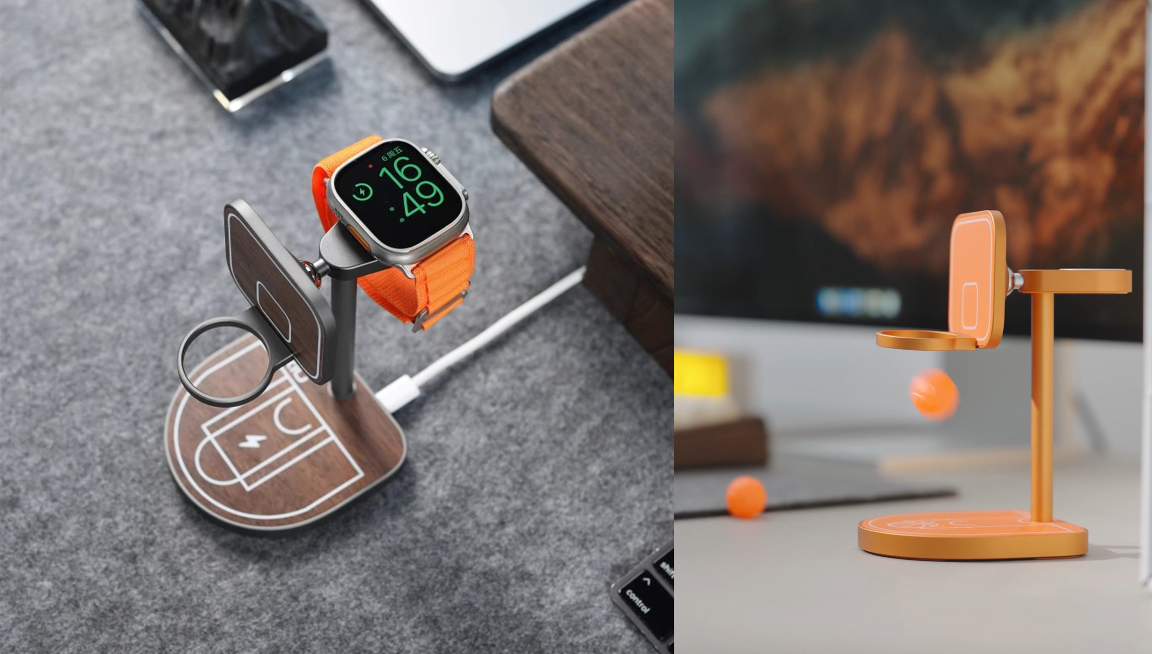 Three in one wireless charging，