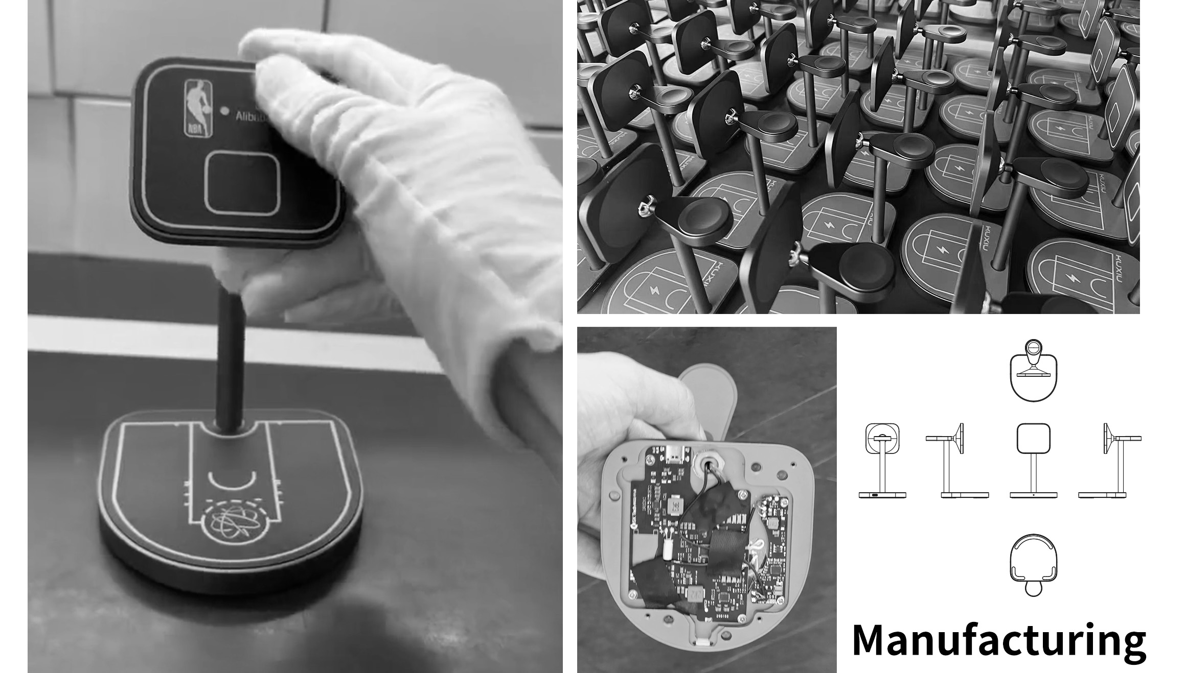 Three in one wireless charging，