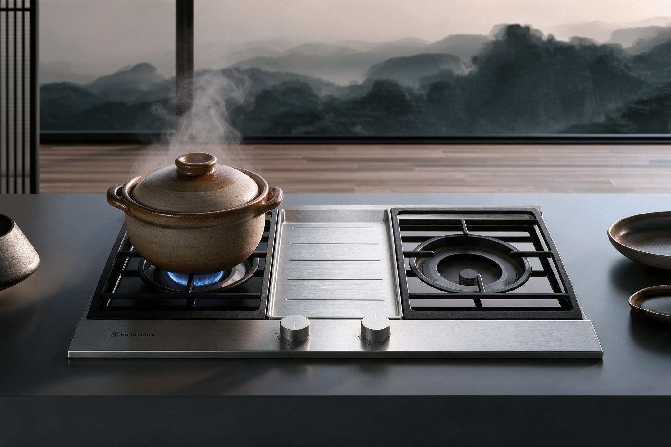 Chinese style，Kitchen appliances，gas cooker，