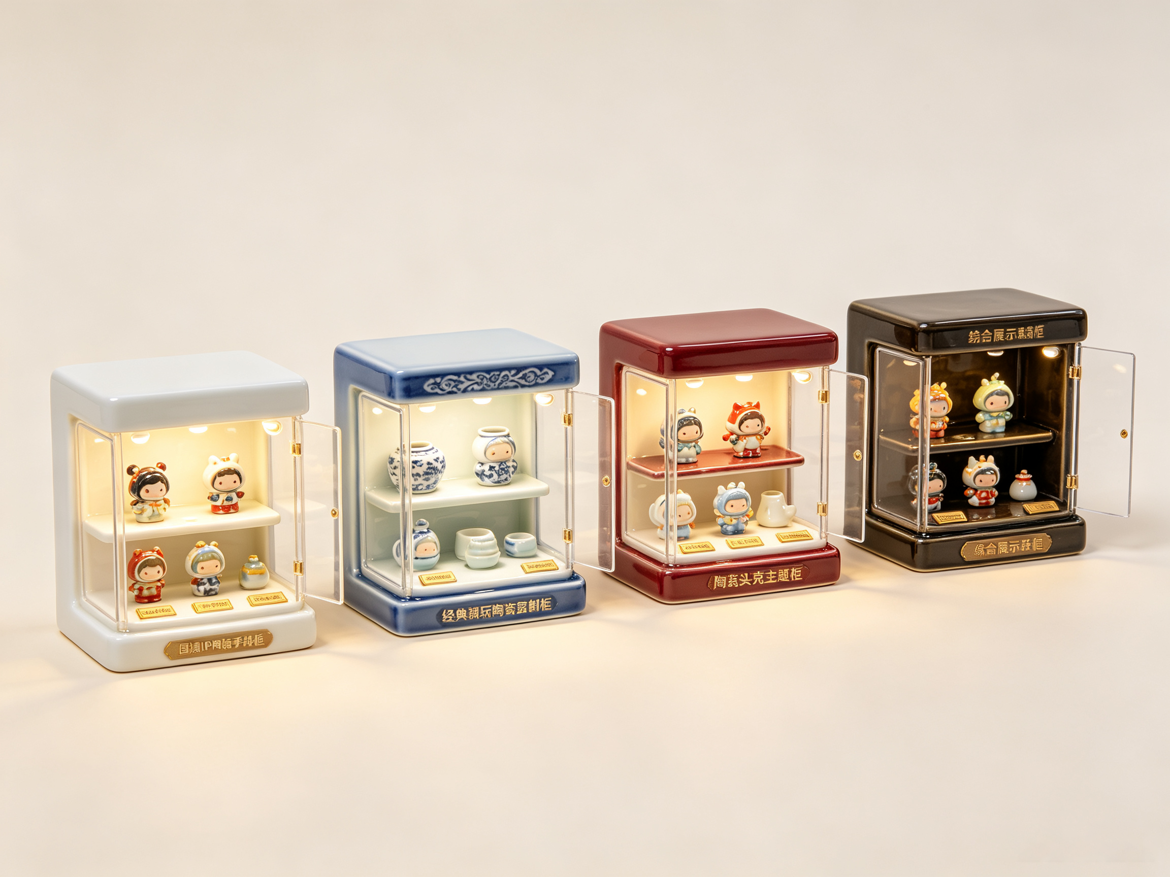 Design of Eastern Intangible Cultural Heritage Ceramic Trendy Toy Figure 1，