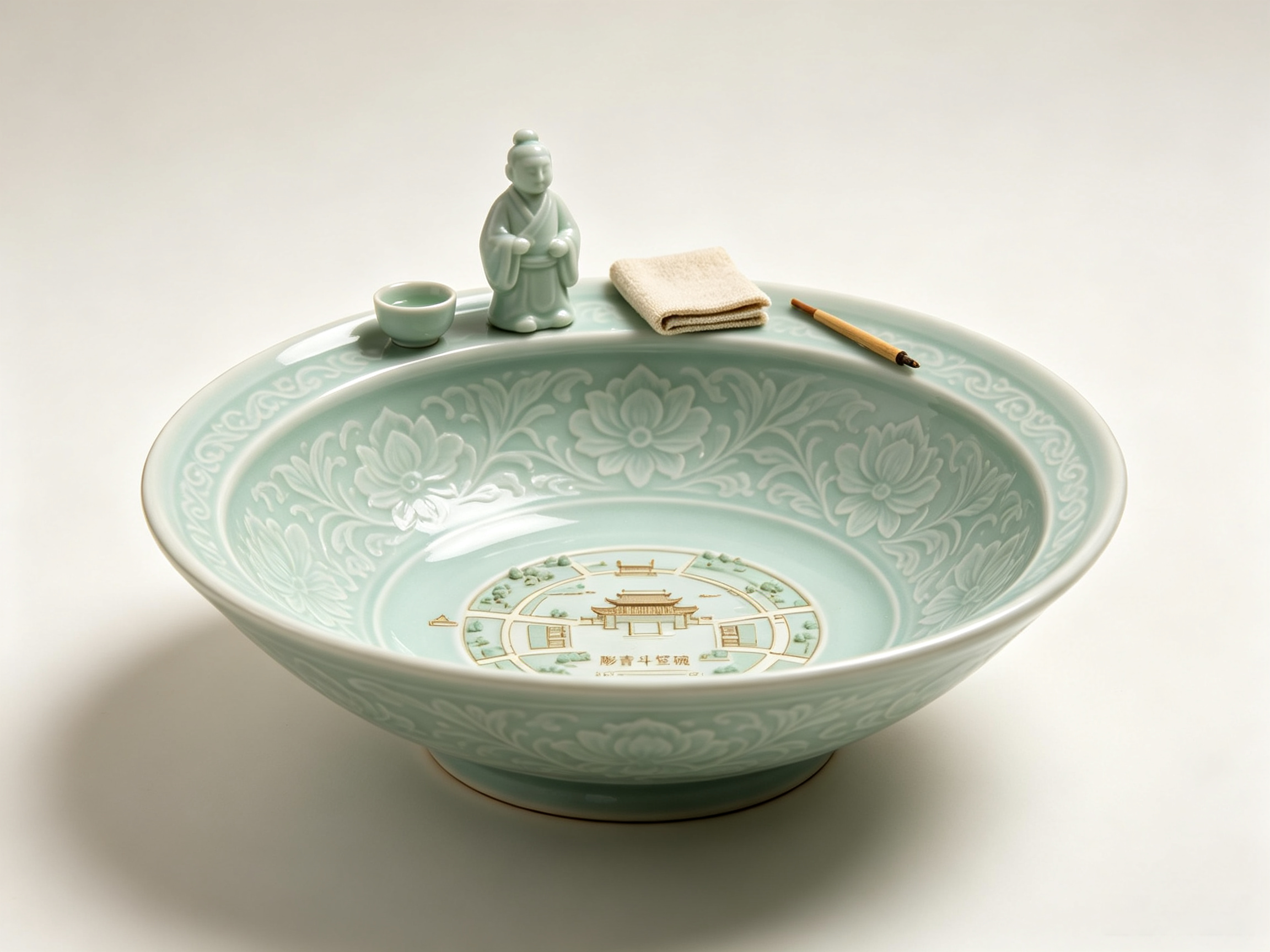 Design of Eastern Intangible Cultural Heritage Ceramic Trendy Toy Figure 1，