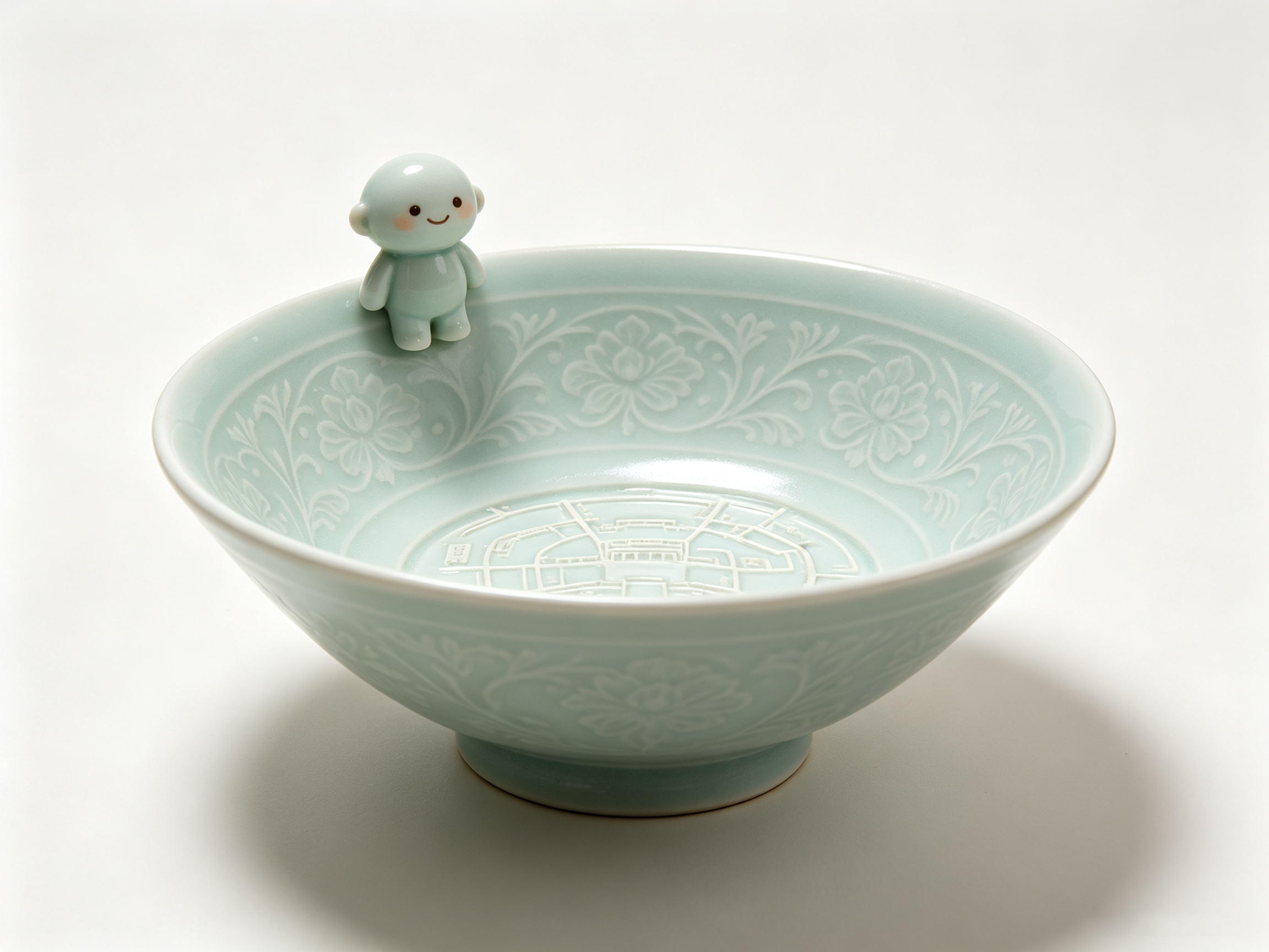 Design of Eastern Intangible Cultural Heritage Ceramic Trendy Toy Figure 1，