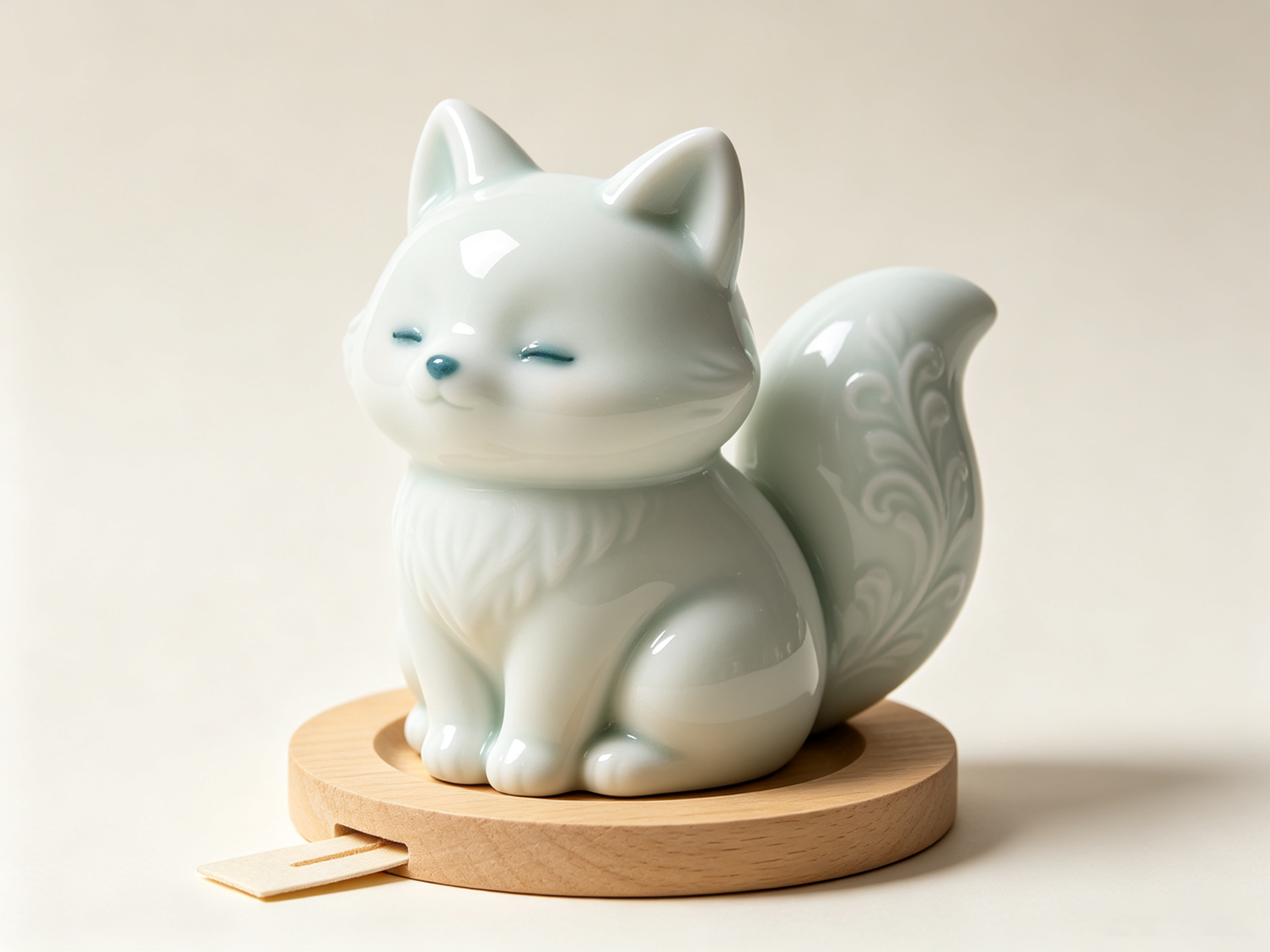 Design of Eastern Intangible Cultural Heritage Ceramic Trendy Toy Figure 1，