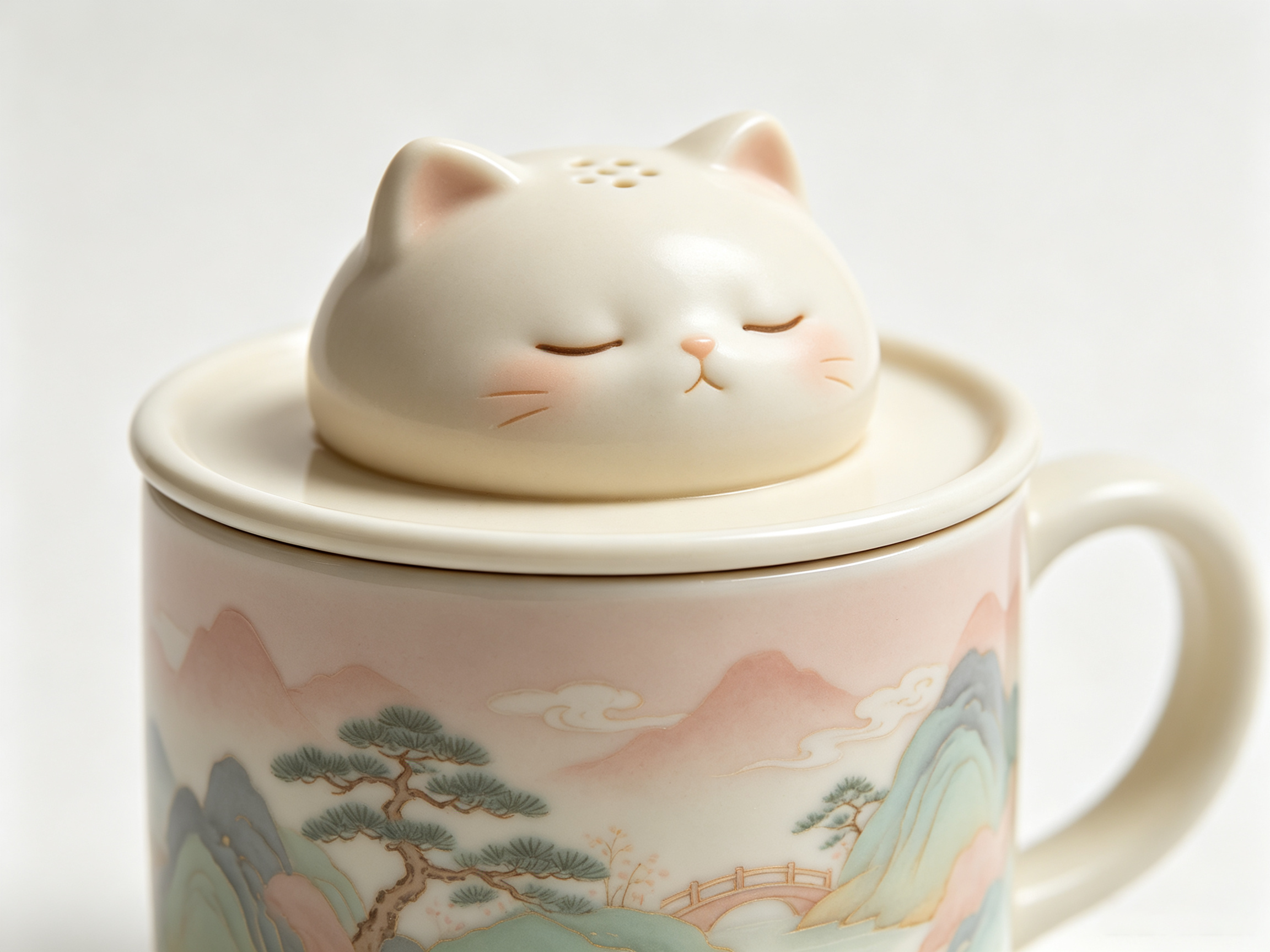 Design of Eastern Intangible Cultural Heritage Ceramic Trendy Toy Figure 1，
