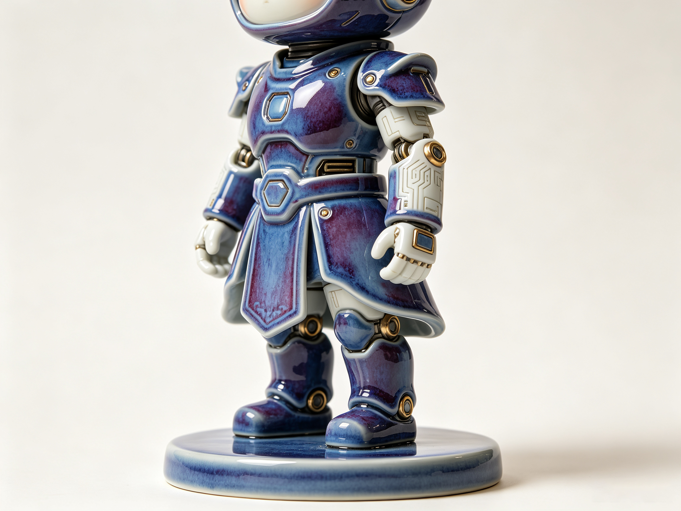 Design of Eastern Intangible Cultural Heritage Ceramic Trendy Toy Figure 1，