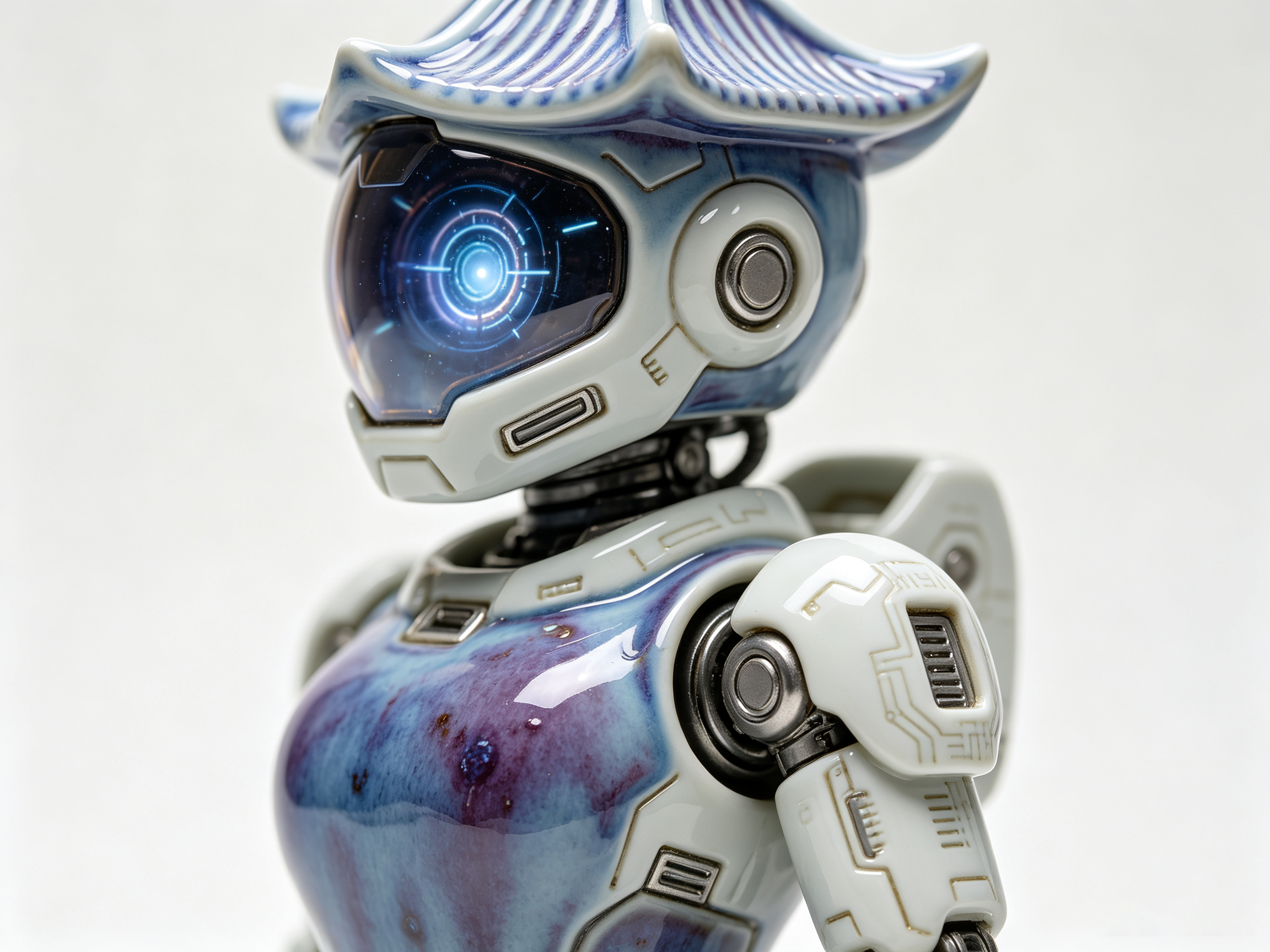 Design of Eastern Intangible Cultural Heritage Ceramic Trendy Toy Figure 1，