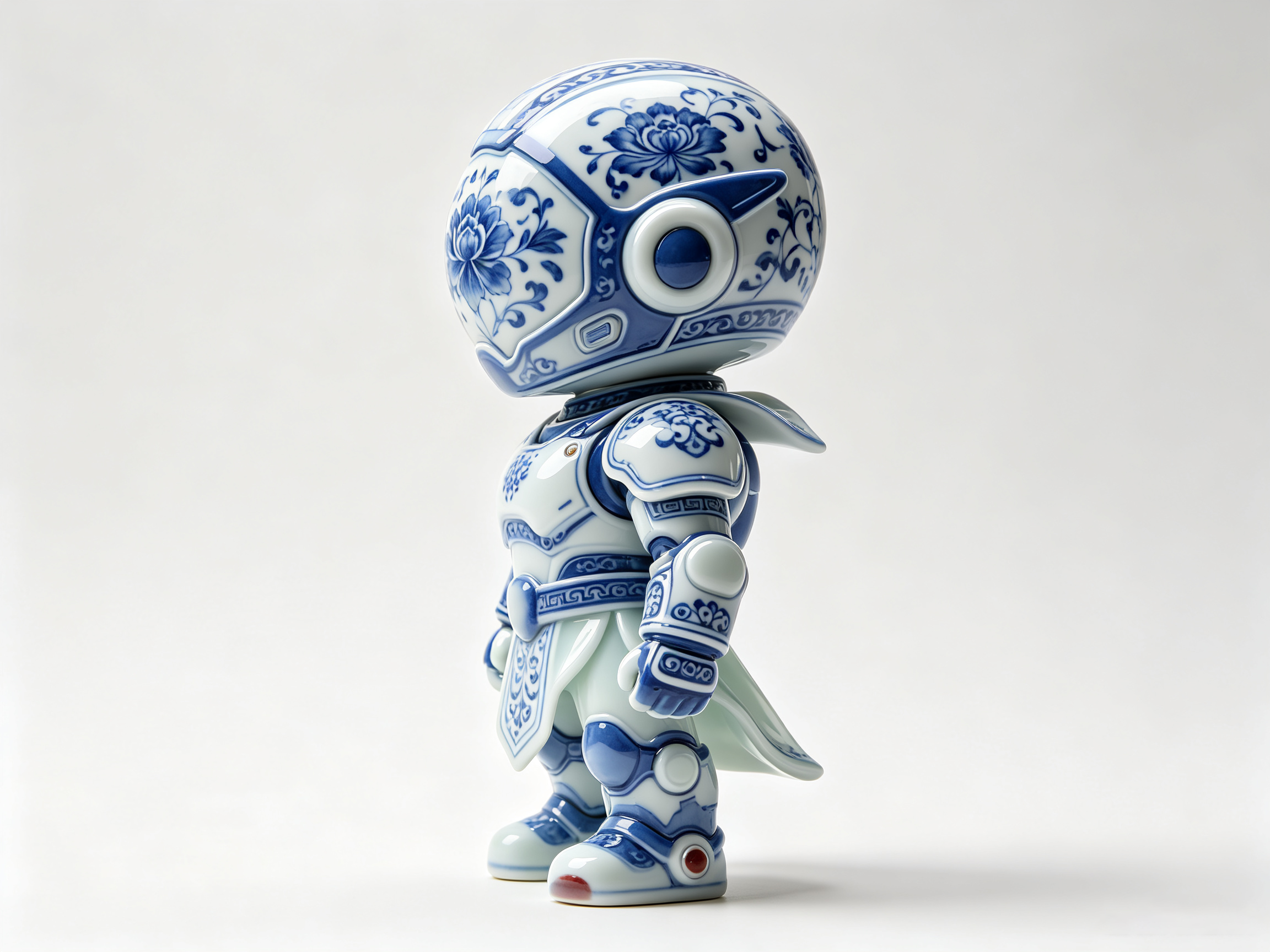 Design of Eastern Intangible Cultural Heritage Ceramic Trendy Toy Figure 1，