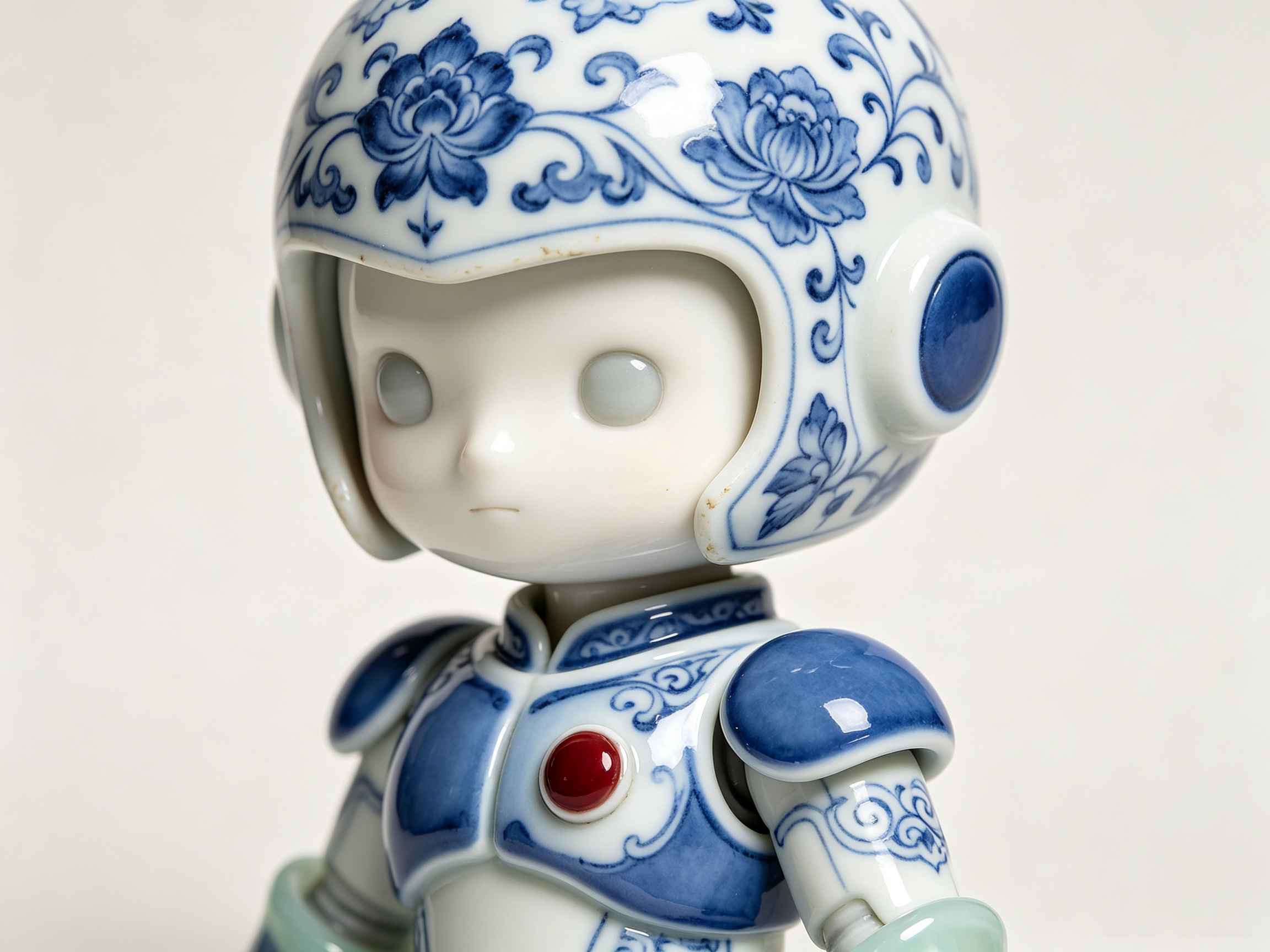 Design of Eastern Intangible Cultural Heritage Ceramic Trendy Toy Figure 1，