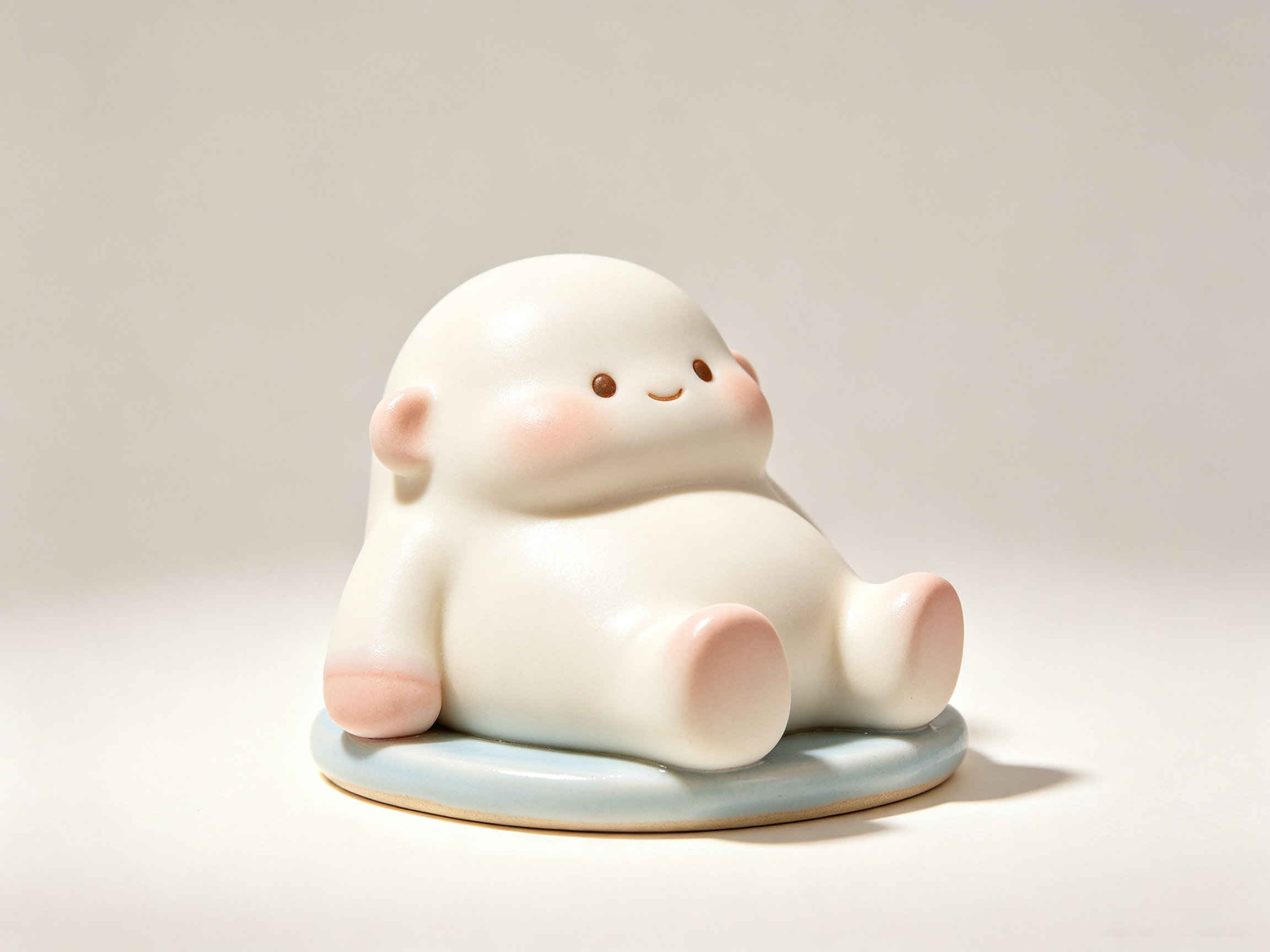 Design of Eastern Intangible Cultural Heritage Ceramic Trendy Toy Figure 1，