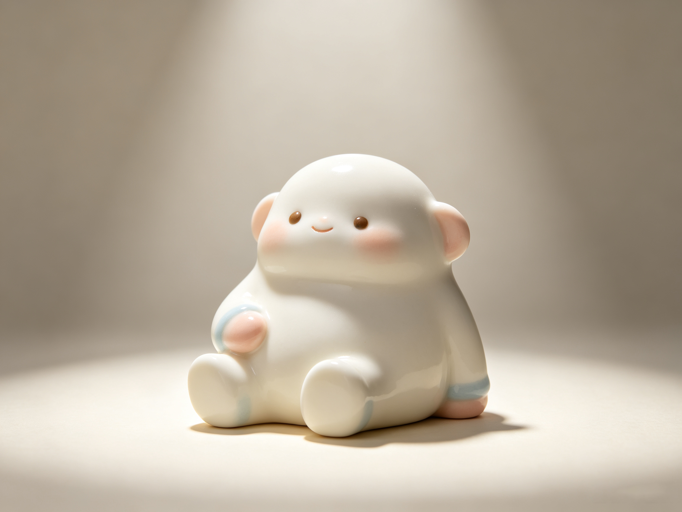 Design of Eastern Intangible Cultural Heritage Ceramic Trendy Toy Figure 1，