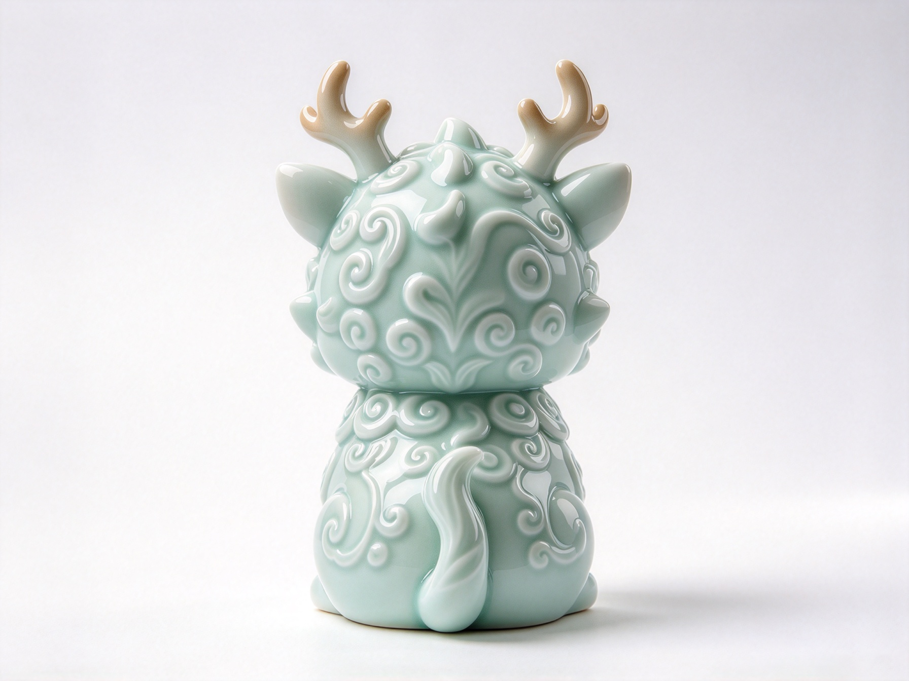 Design of Eastern Intangible Cultural Heritage Ceramic Trendy Toy Figure 2，