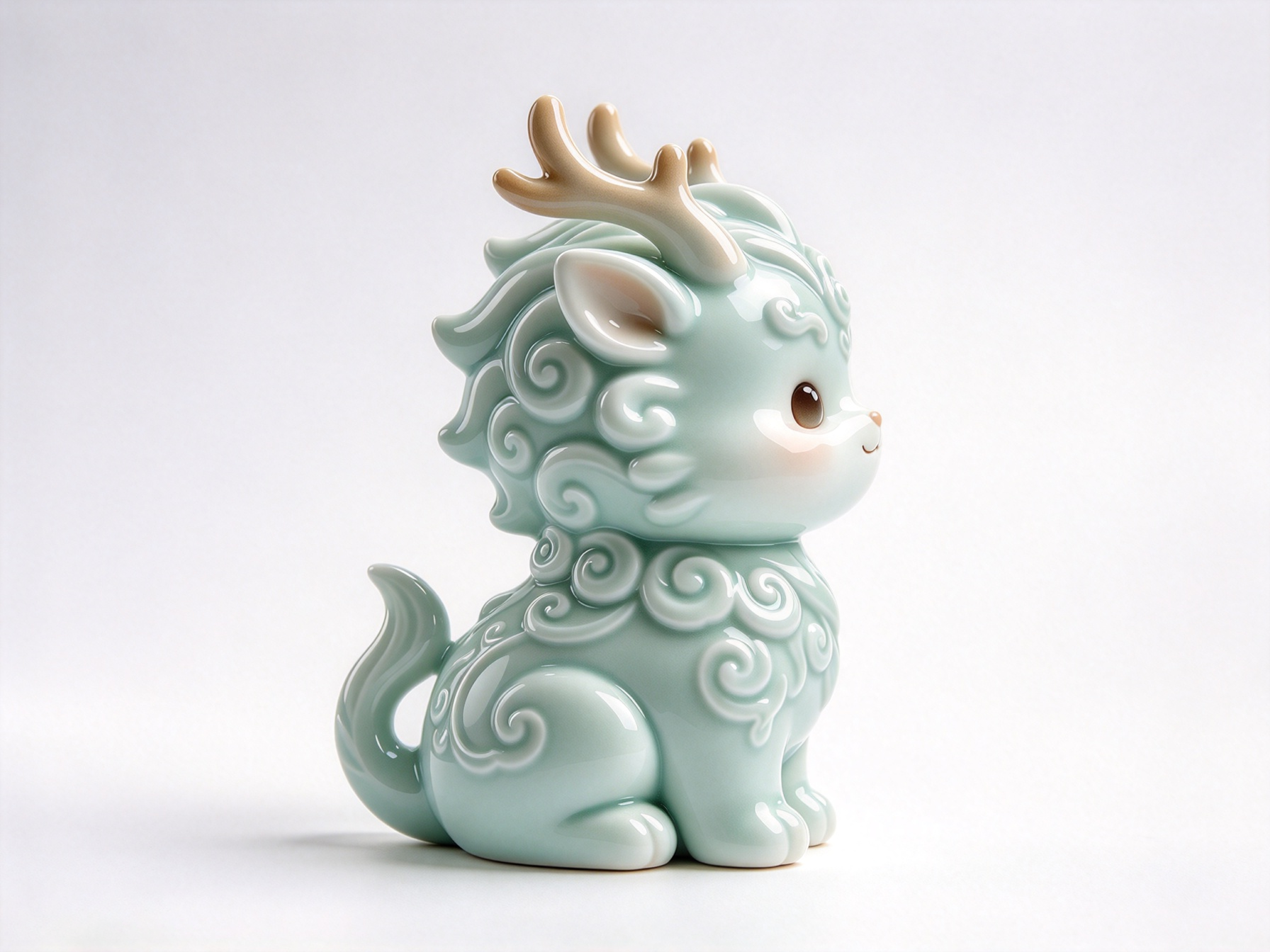 Design of Eastern Intangible Cultural Heritage Ceramic Trendy Toy Figure 2，
