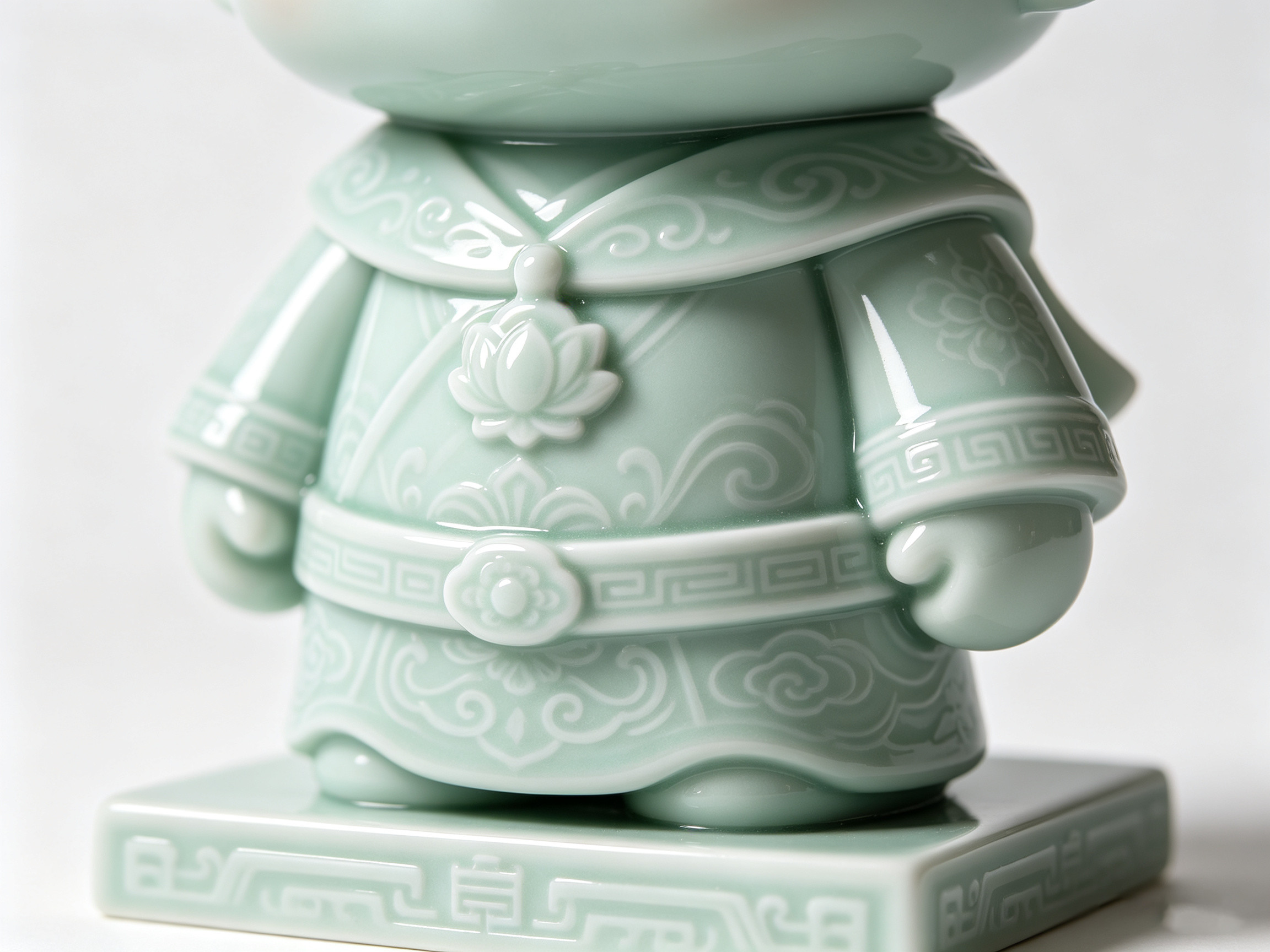 Design of Eastern Intangible Cultural Heritage Ceramic Trendy Toy Figure 2，