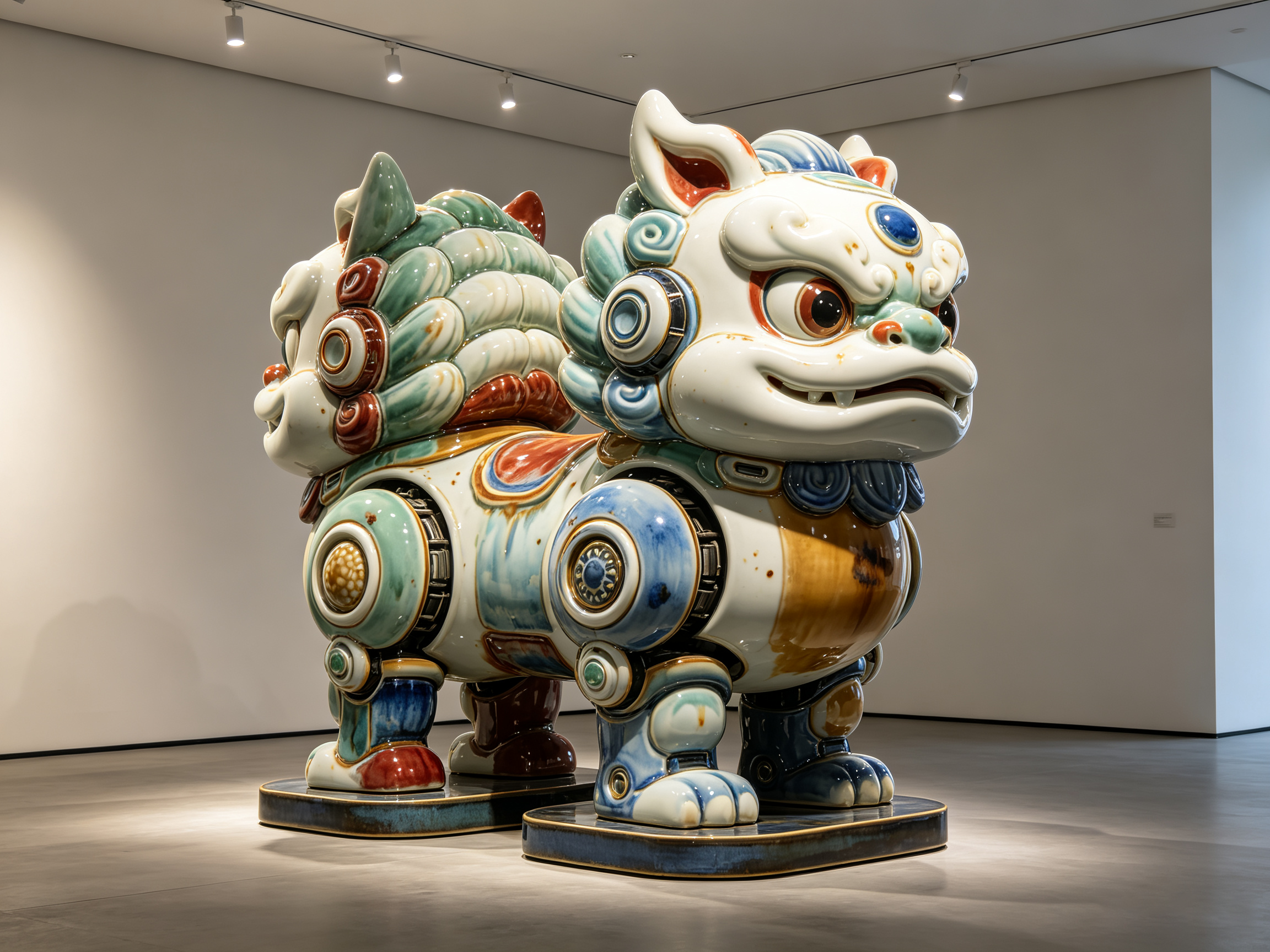 Design of Eastern Intangible Cultural Heritage Ceramic Trendy Toy Figure 2，