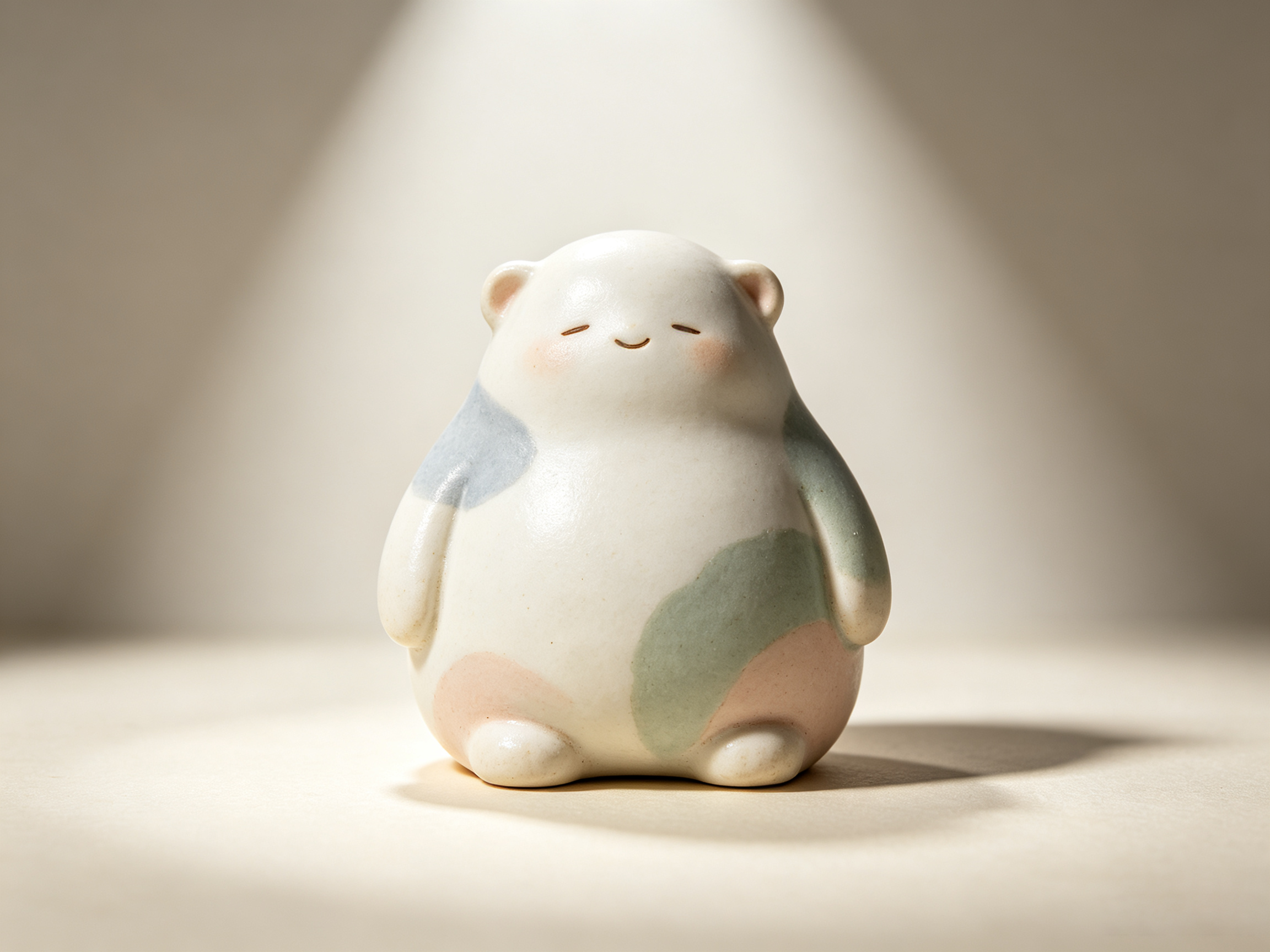 Design of Eastern Intangible Cultural Heritage Ceramic Trendy Toy Figure 2，
