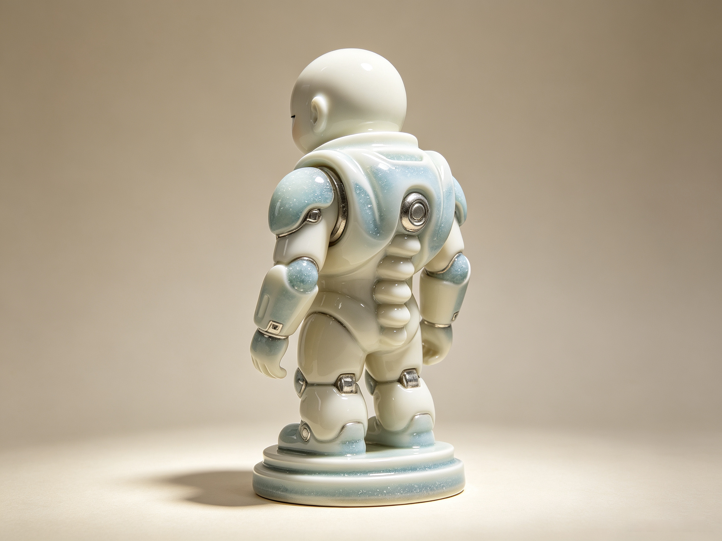Design of Eastern Intangible Cultural Heritage Ceramic Trendy Toy Figure 2，