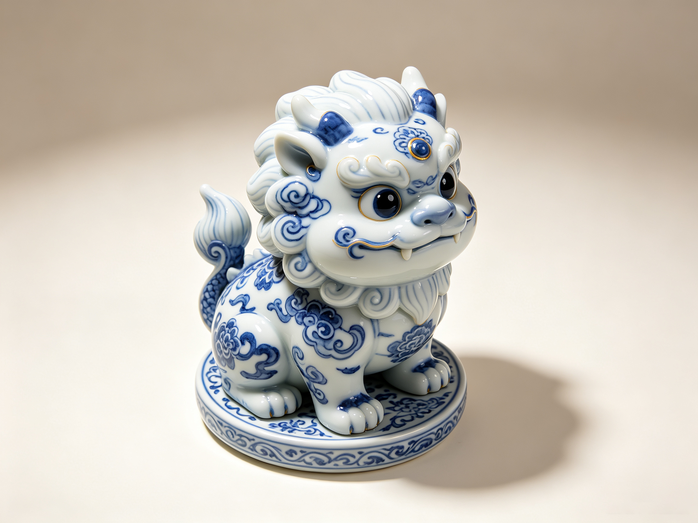 Design of Eastern Intangible Cultural Heritage Ceramic Trendy Toy Figure 2，