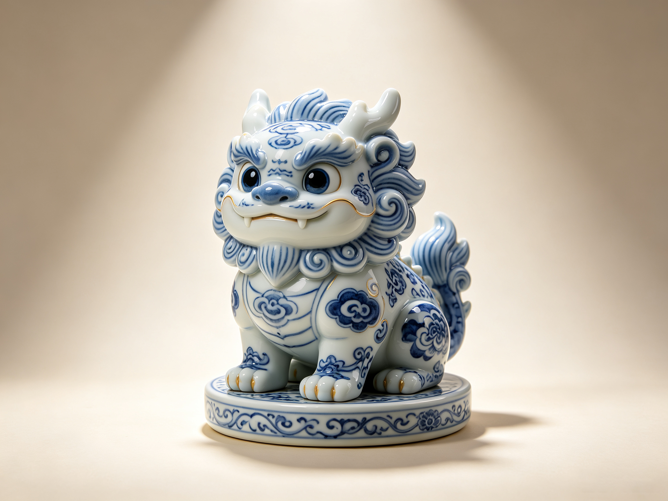Design of Eastern Intangible Cultural Heritage Ceramic Trendy Toy Figure 2，
