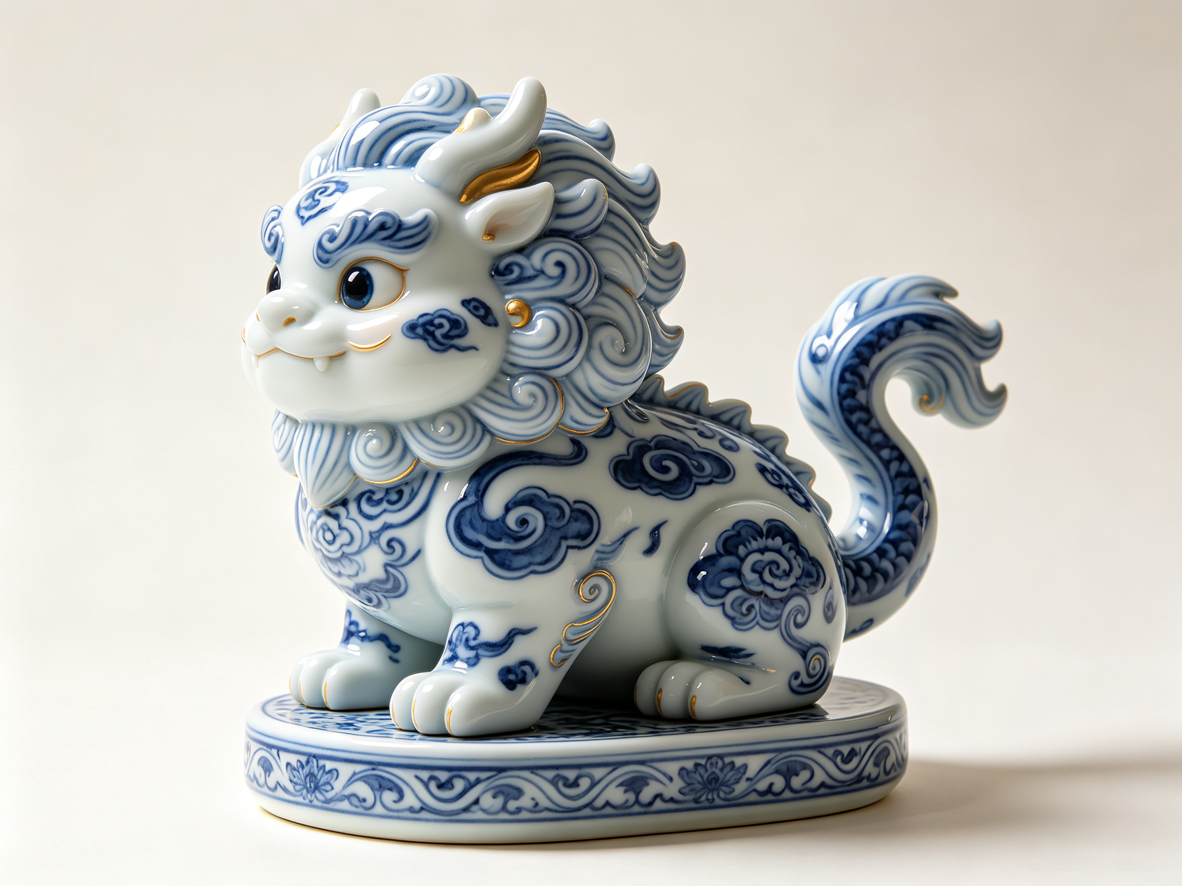 Design of Eastern Intangible Cultural Heritage Ceramic Trendy Toy Figure 2，