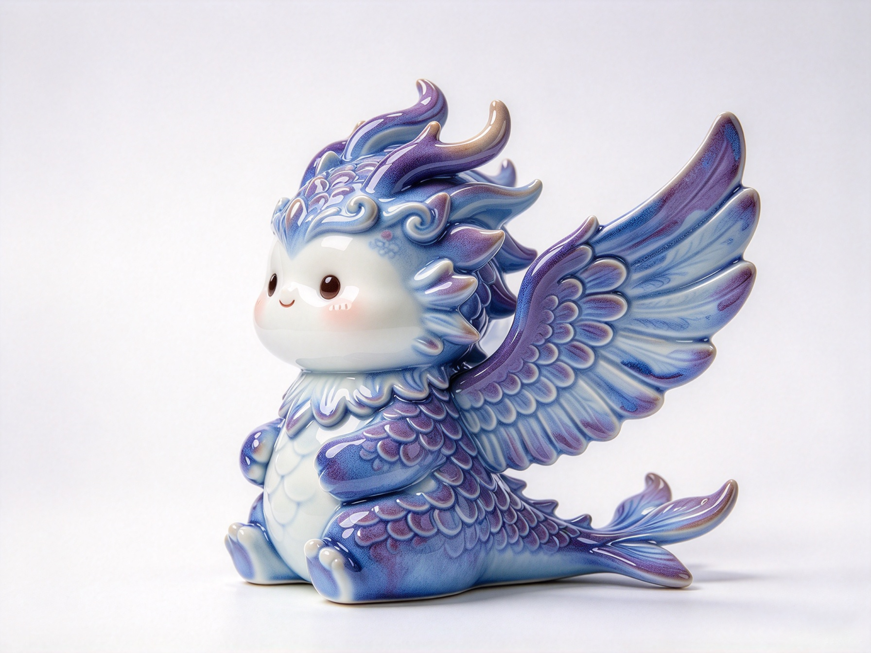 Design of Eastern Intangible Cultural Heritage Ceramic Trendy Toy Figure 2，