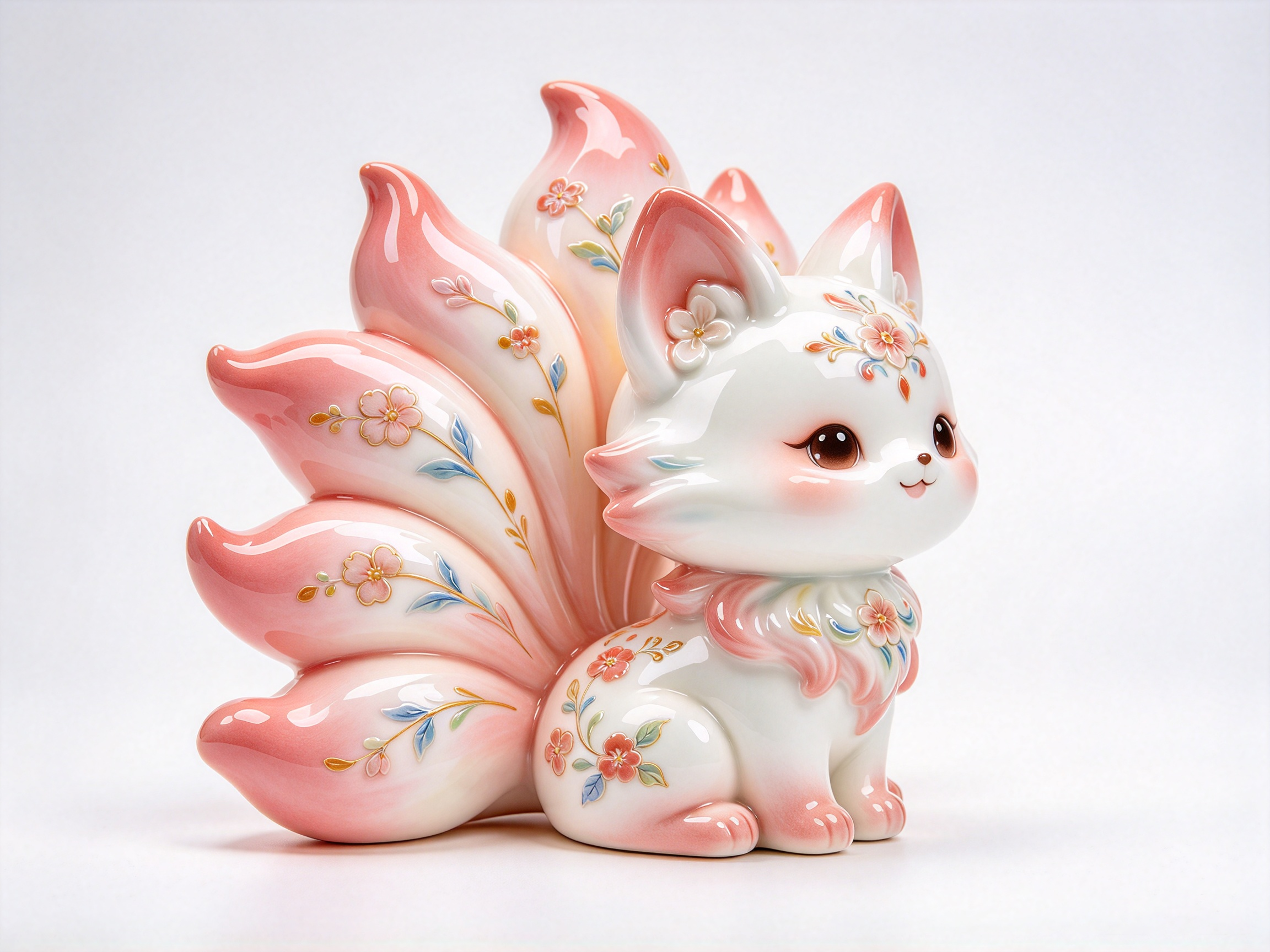 Design of Eastern Intangible Cultural Heritage Ceramic Trendy Toy Figure 2，