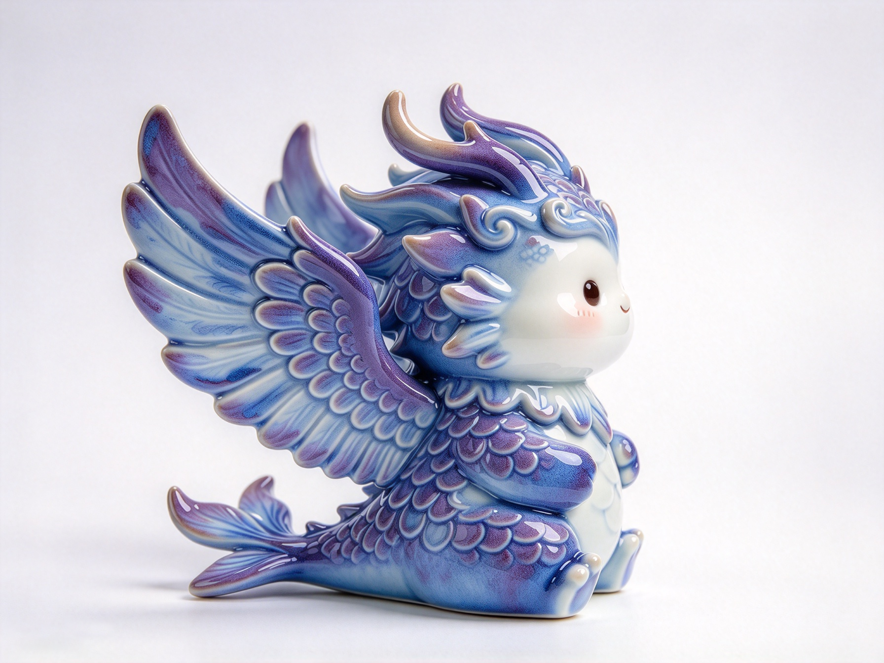 Design of Eastern Intangible Cultural Heritage Ceramic Trendy Toy Figure 2，